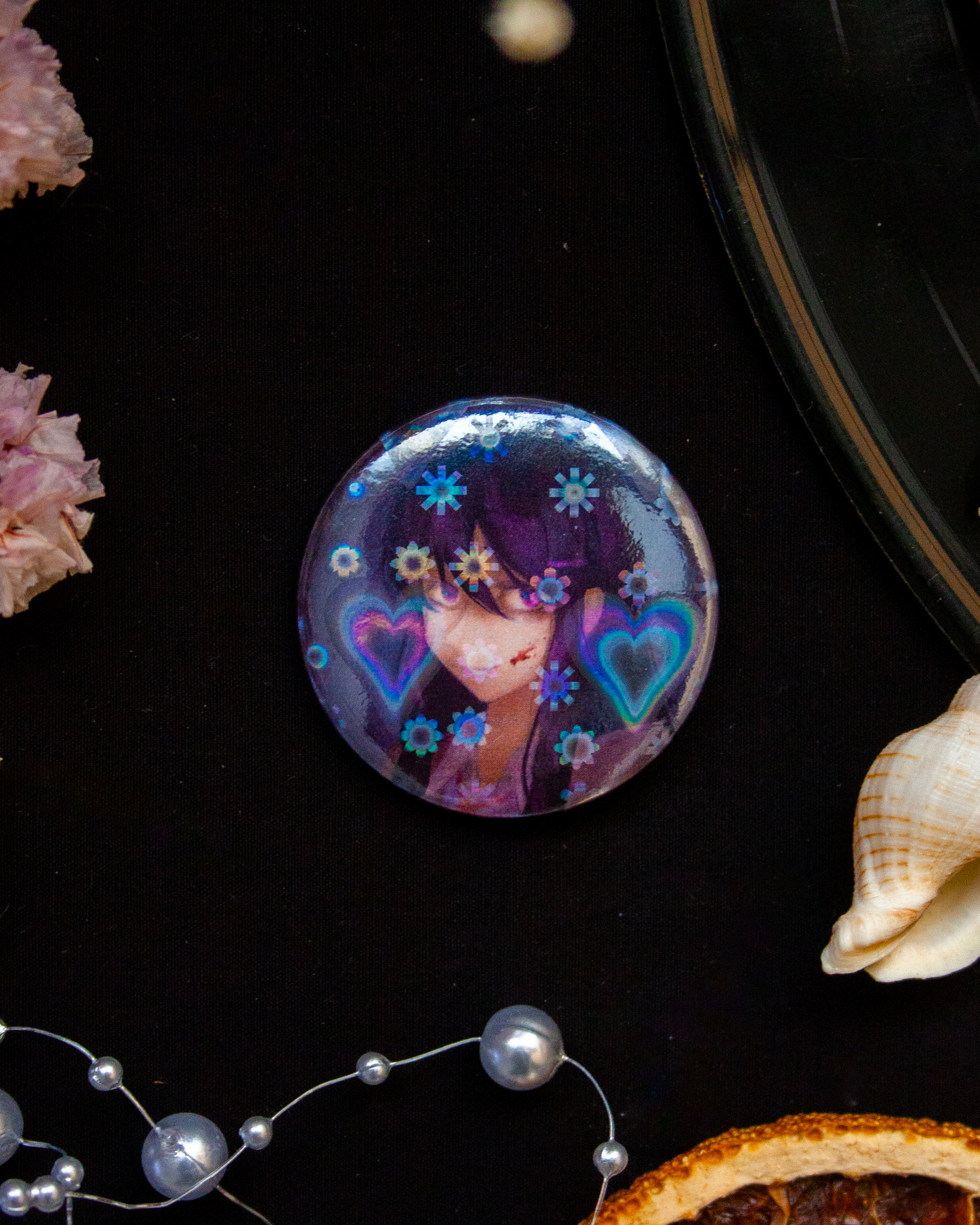 Значок "Юри. Литературный клуб" круг 37мм