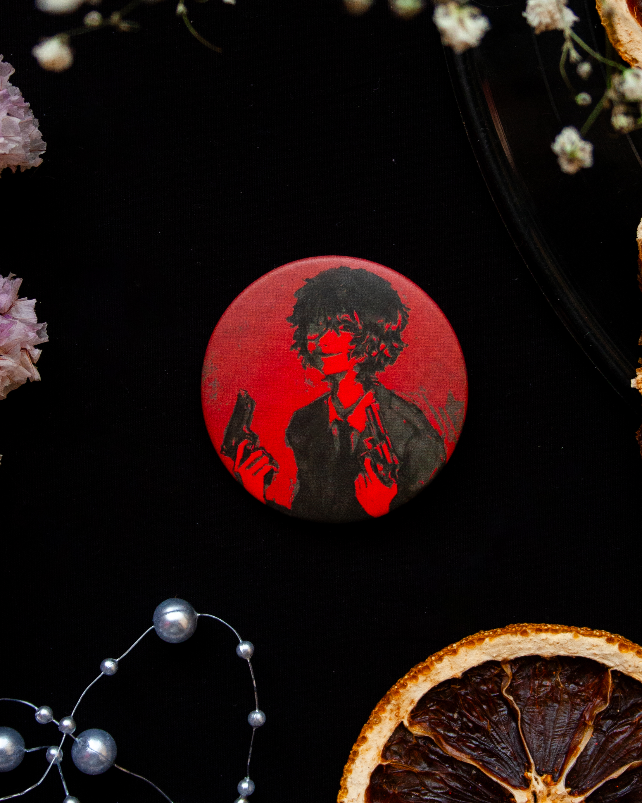 Значок "Дазай. Пистолет" круг 44 мм