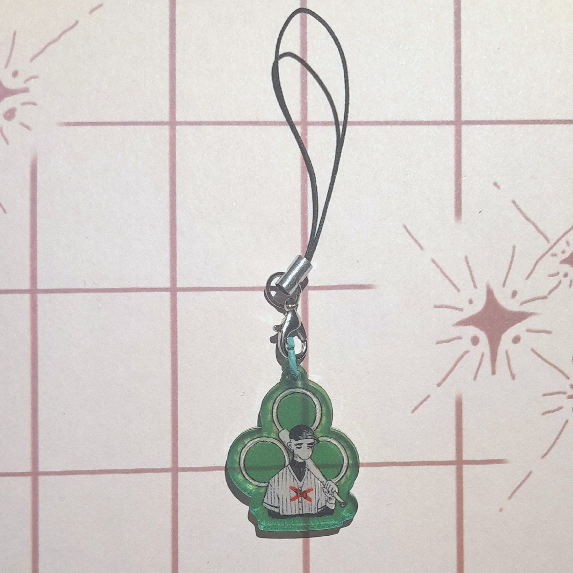 акриловый брелок 3см "off"