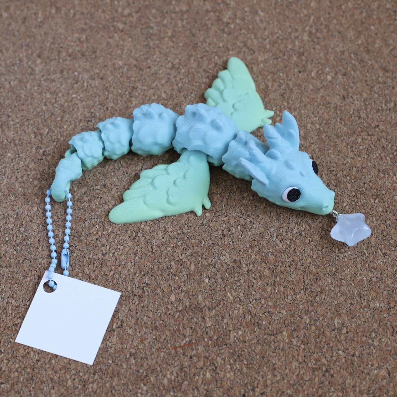 Дракоша зелёноголубой