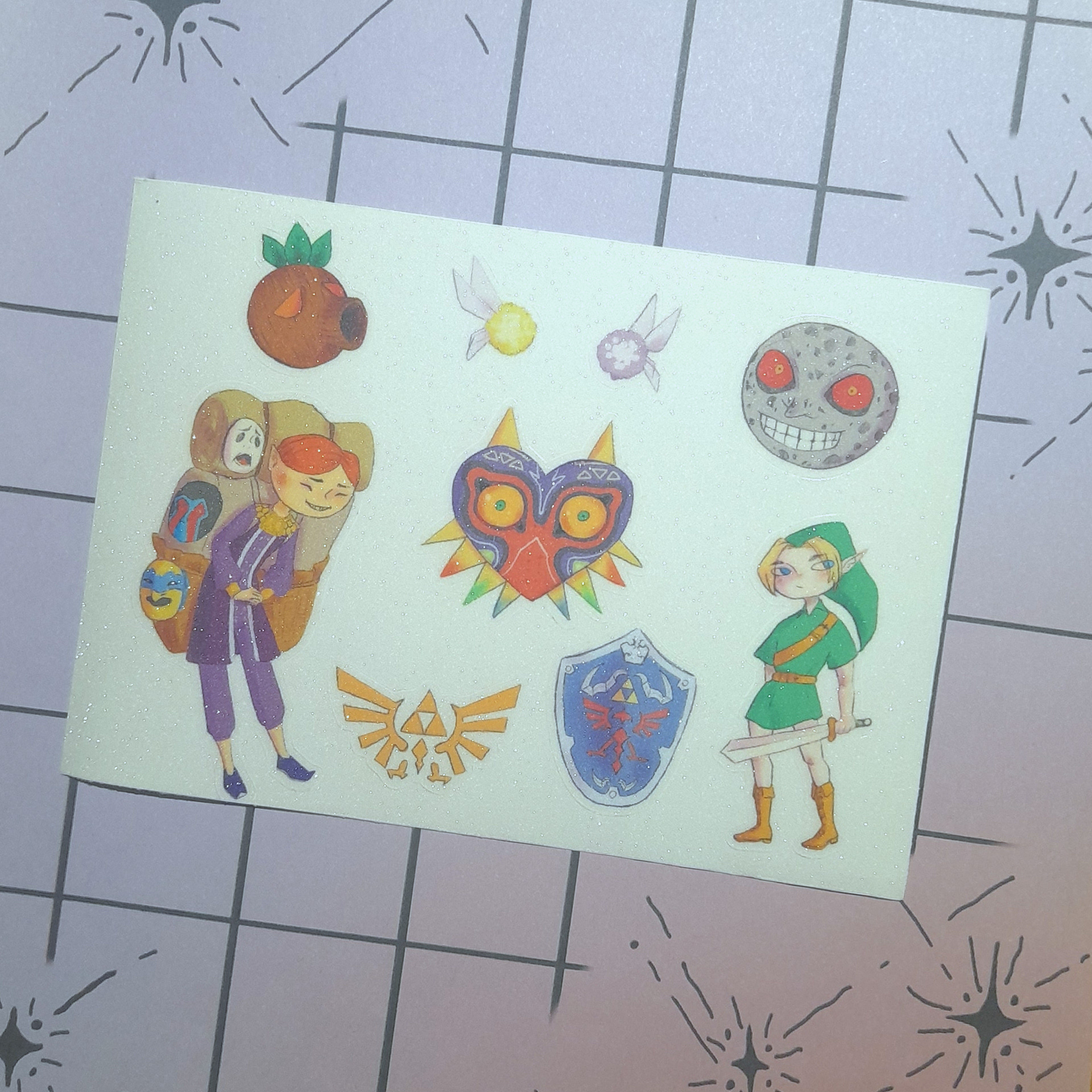 стикер-пак А6 "маска Маджоры"