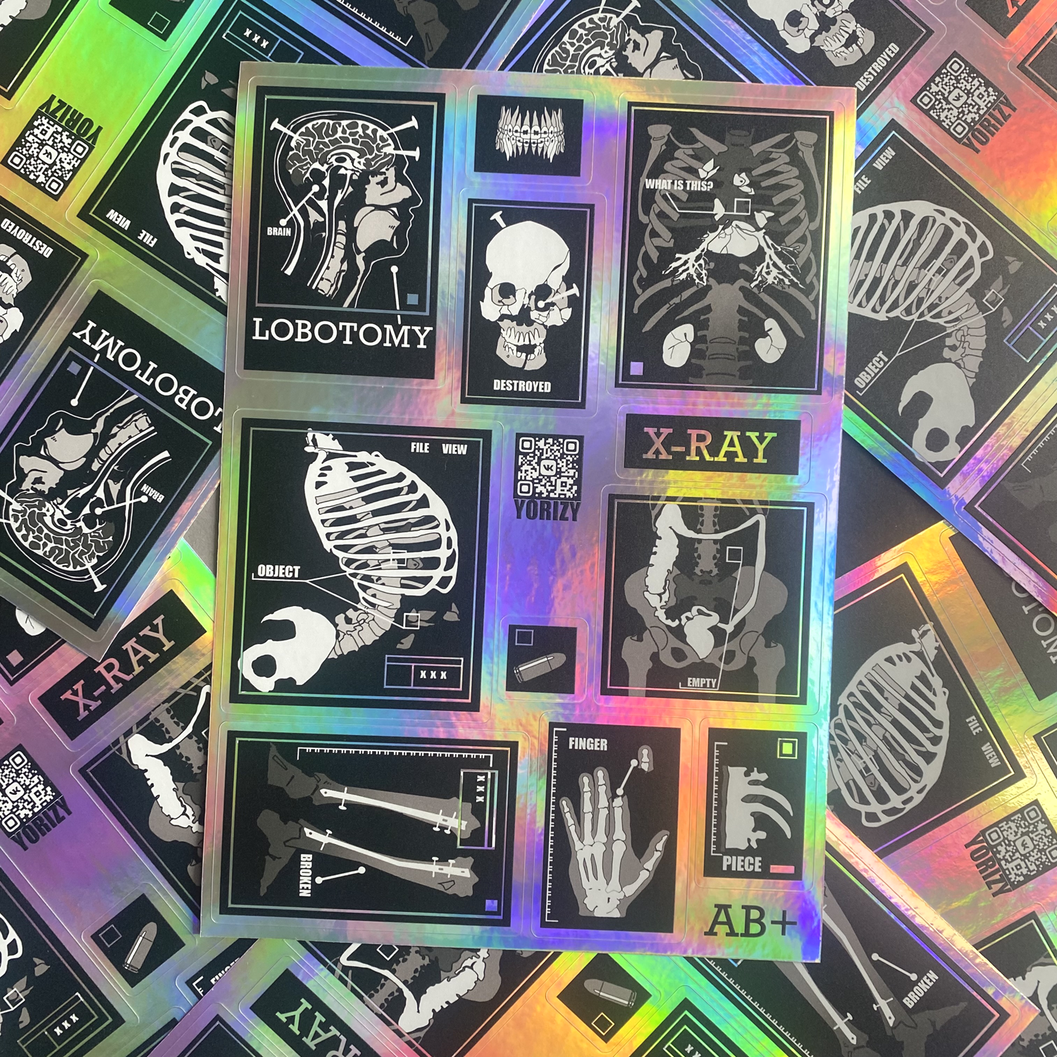 Стикерпак Рентген голо