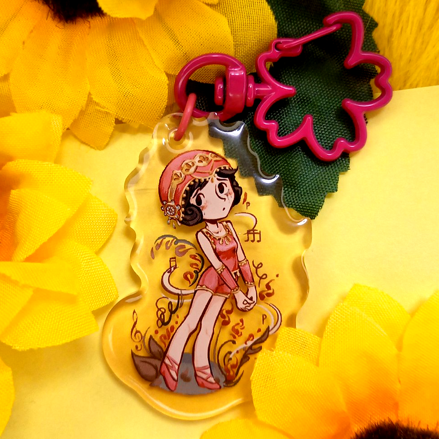 Брелок 5 см эпокс Маргаретта Зелле