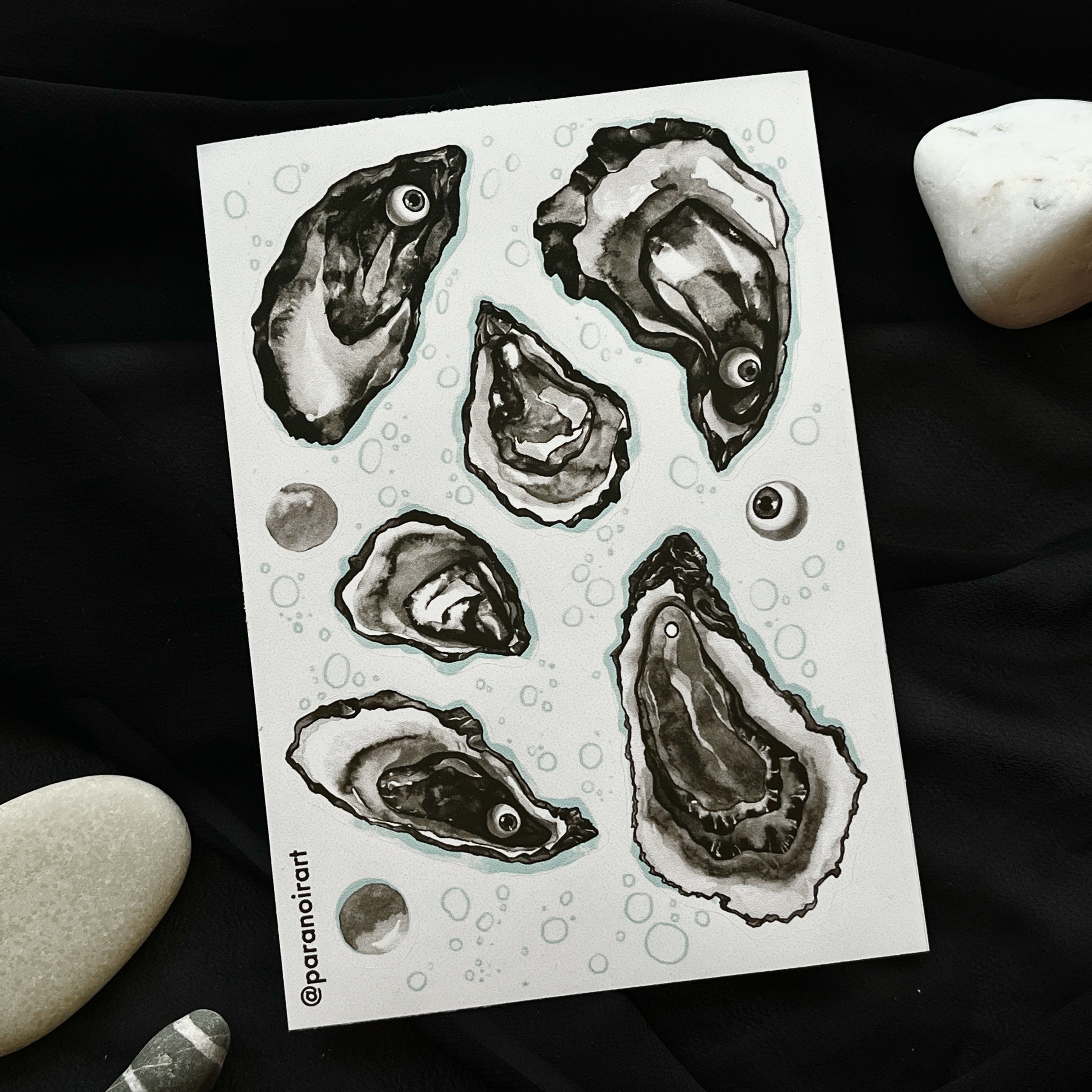 Стикерпак А6 "Устрицы"