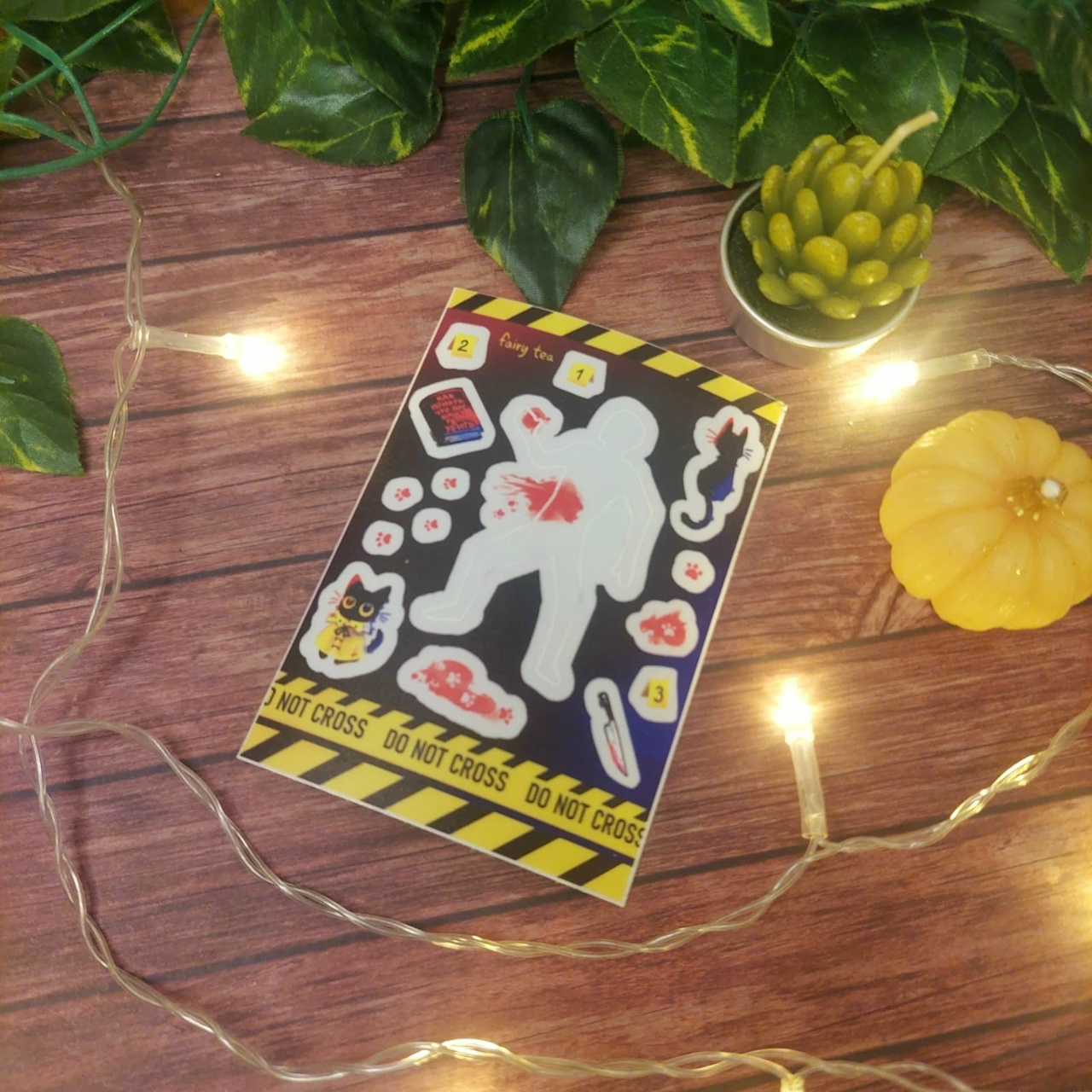 Стикерпак А7 Место преступления прозрачный