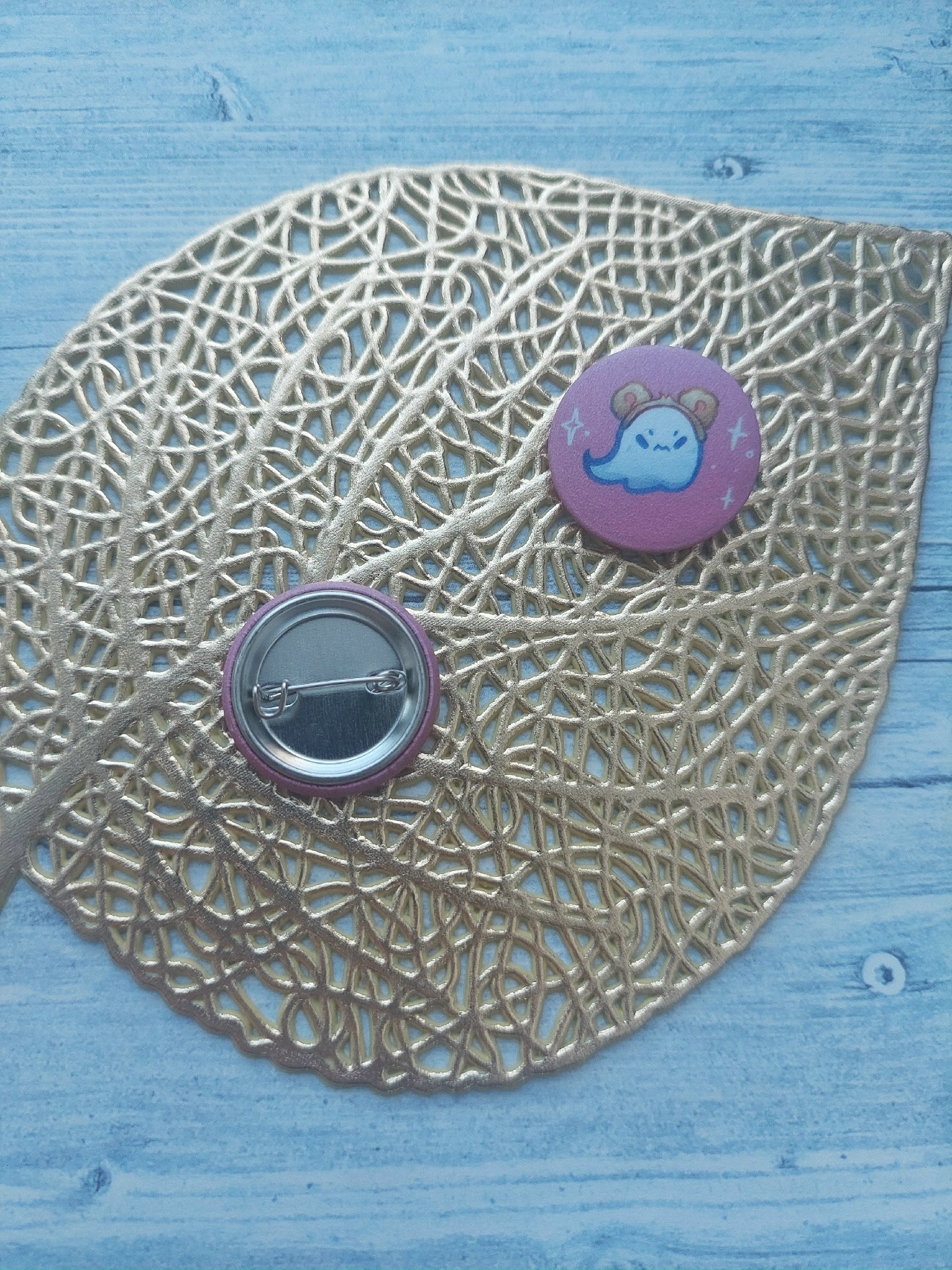 Значок 25мм Призрак медведь