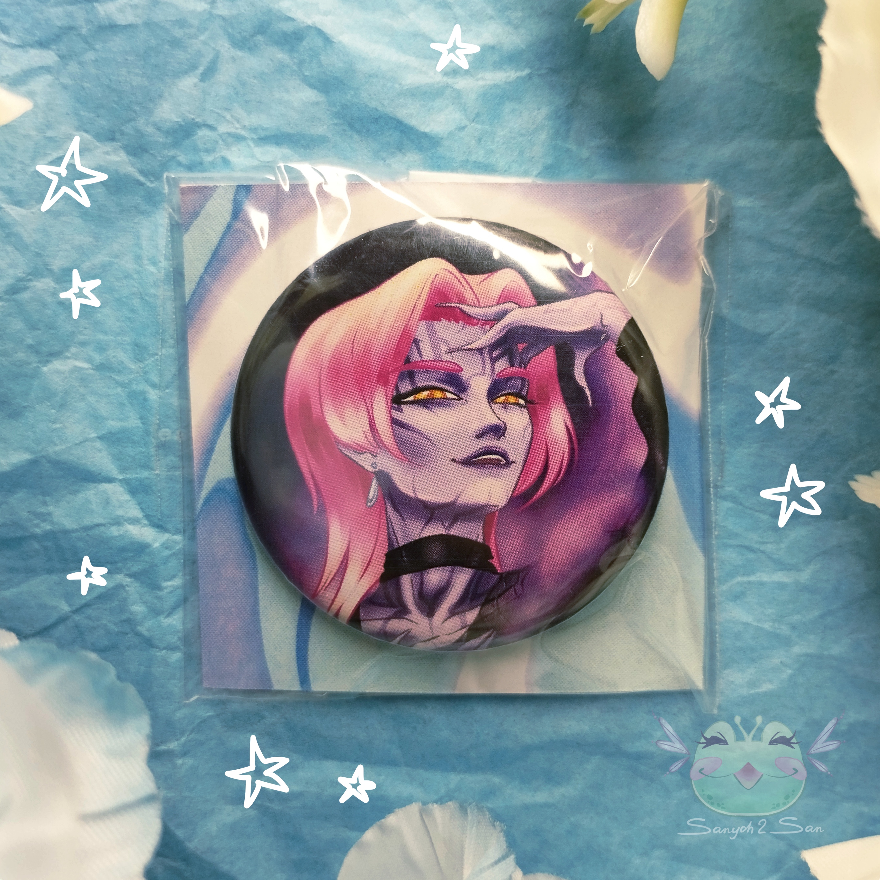 Значок KPOP D.H. ROMANCE, круг 37 мм, глянец