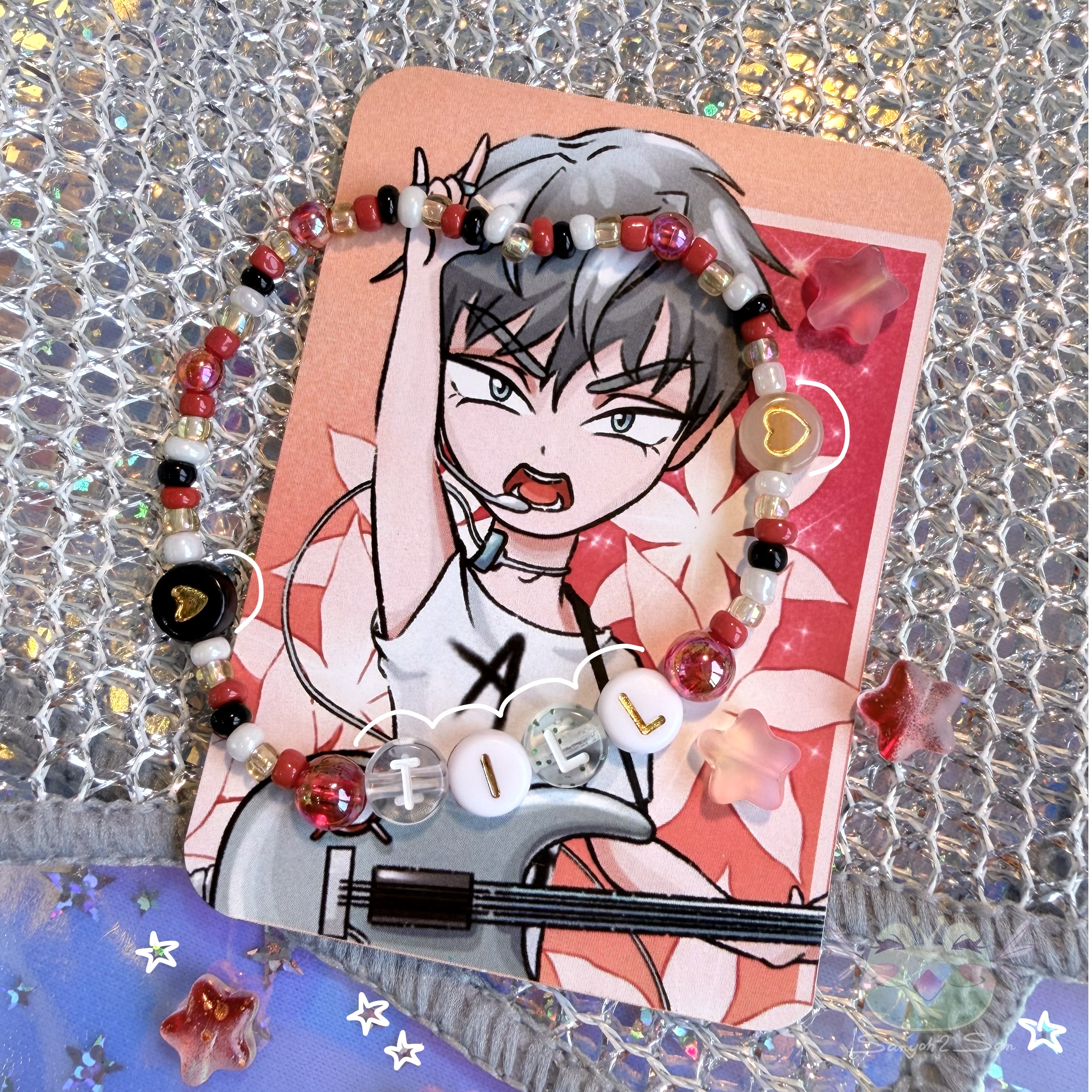 Браслет на резин., ALNST, TILL