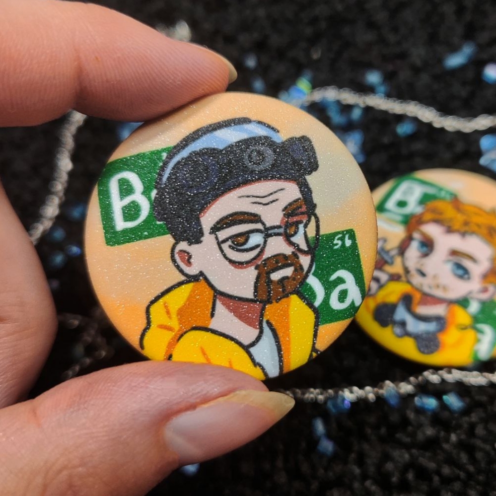 Значок 37мм сахар уолтер уайт