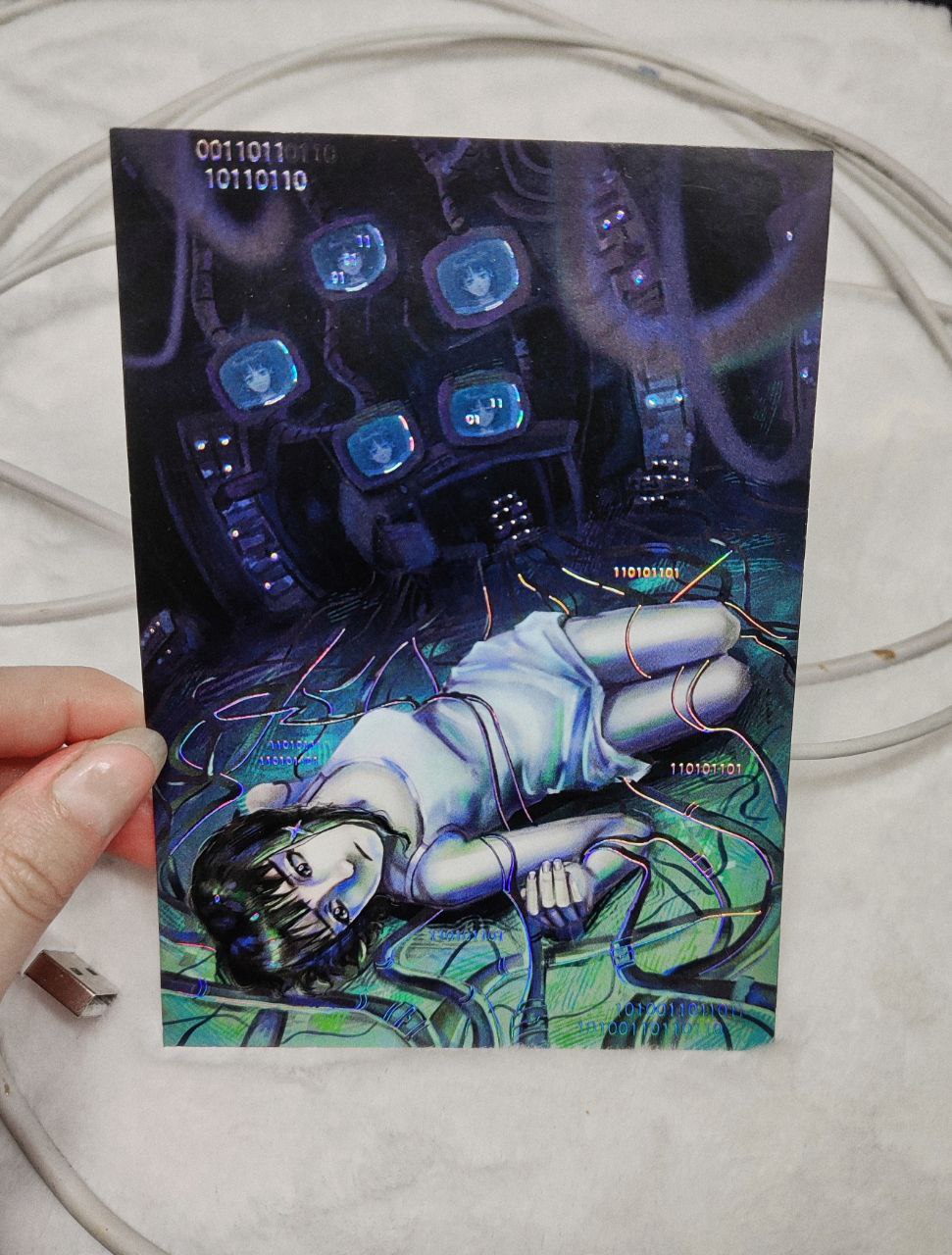 Открытка голо серебро лэйн