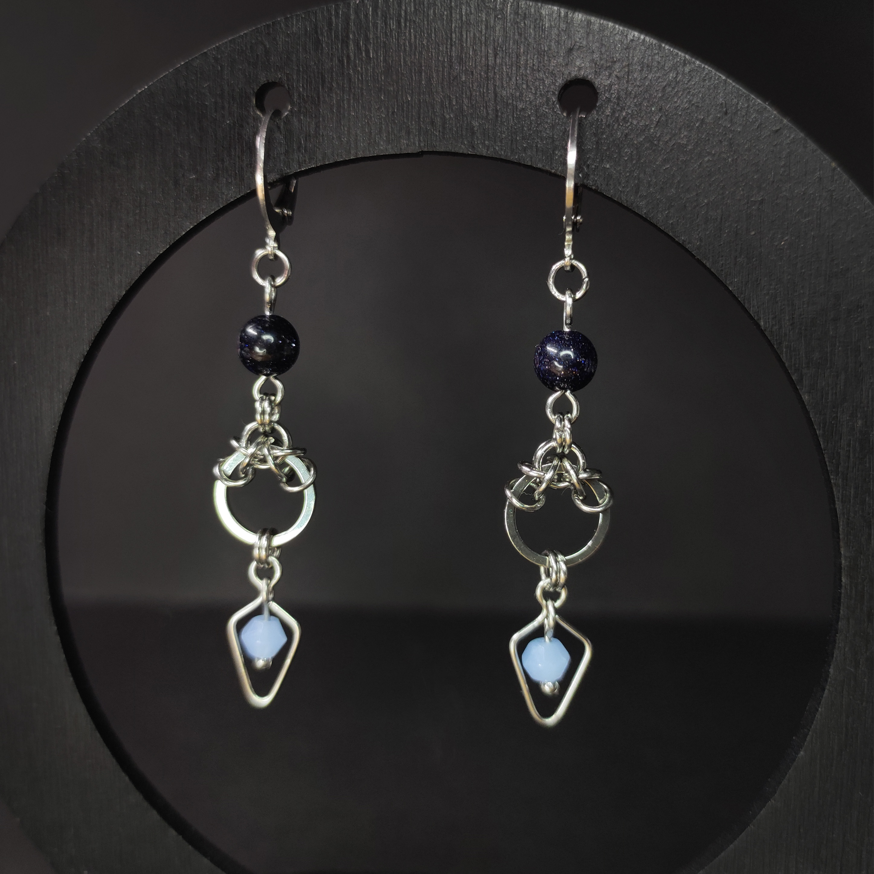 Серьги "Флинс" (нерж. сталь)