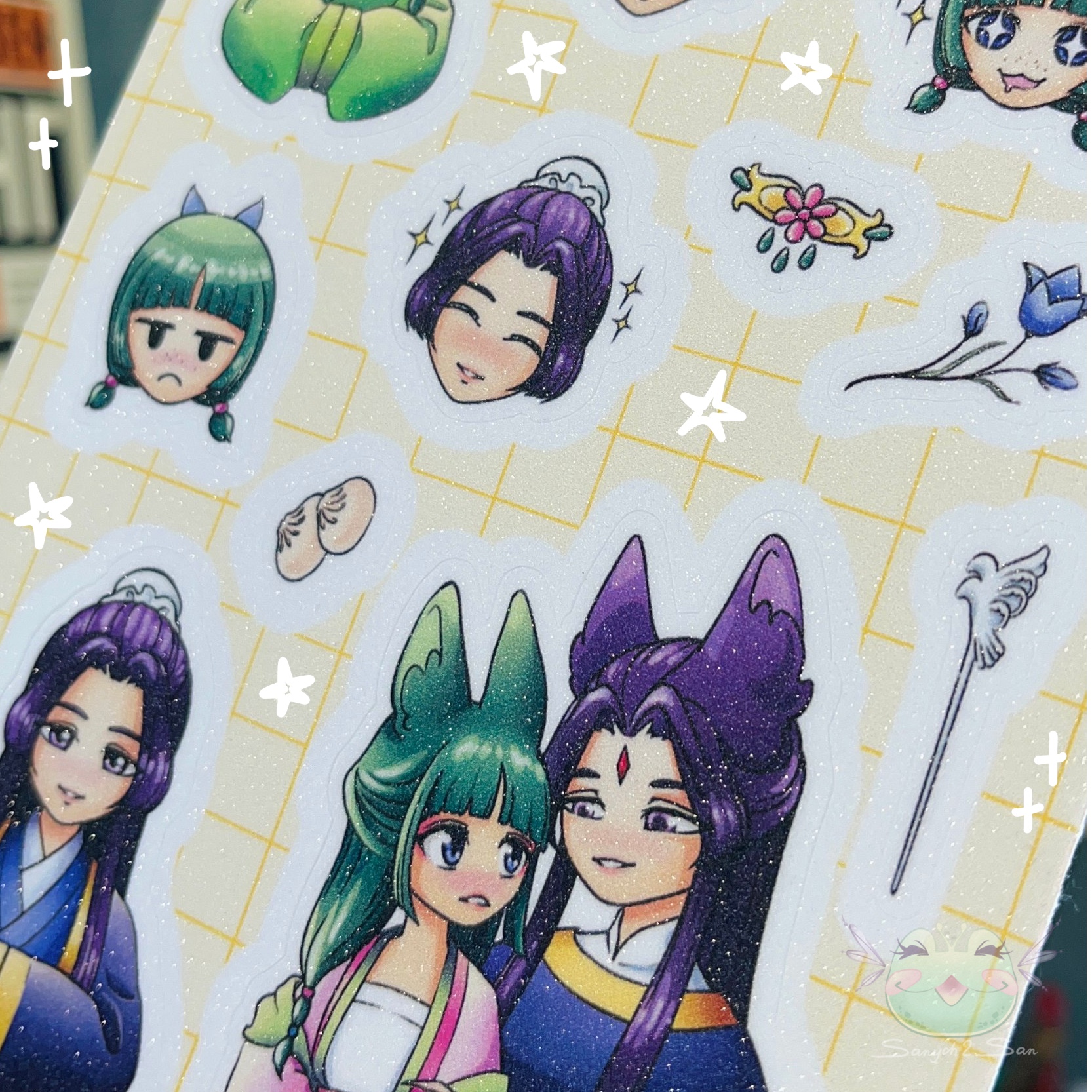 Стикерпак А6, винил сахар, A. DIARIES