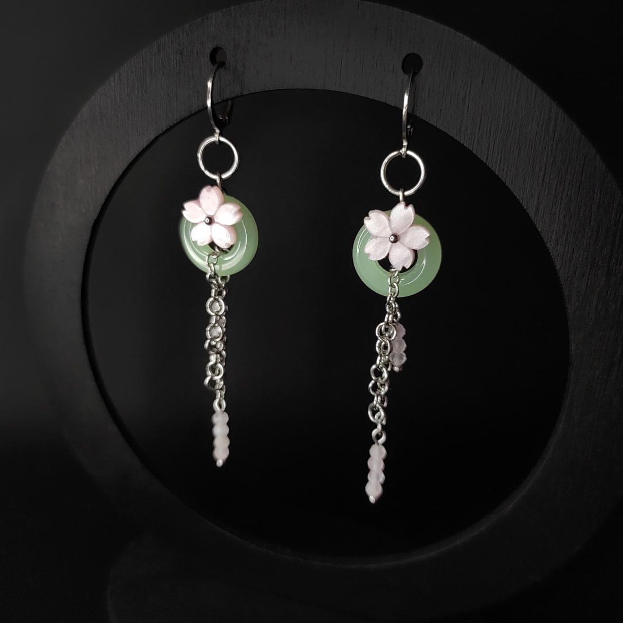 Серьги "Komorebi" (нерж. сталь)