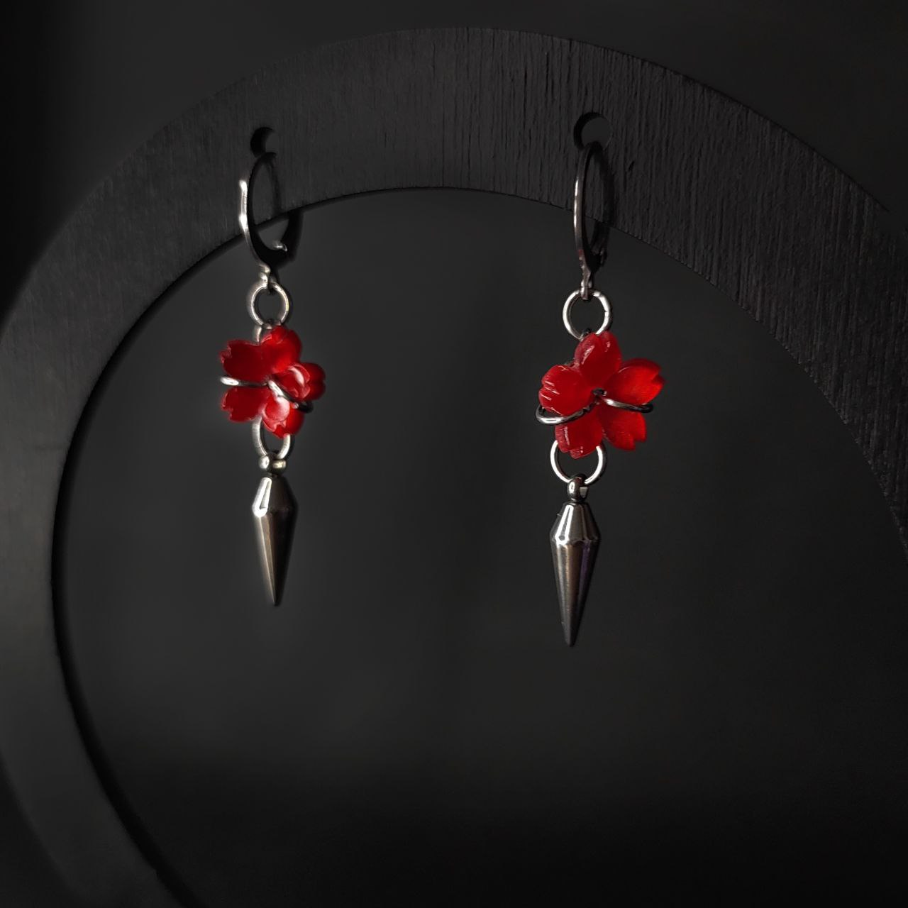 Серьги "Koi no yokan" (нерж. сталь)