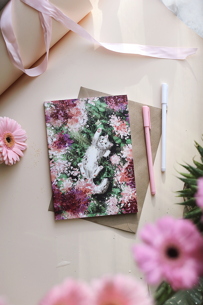 Блокнот А5 Гортензии