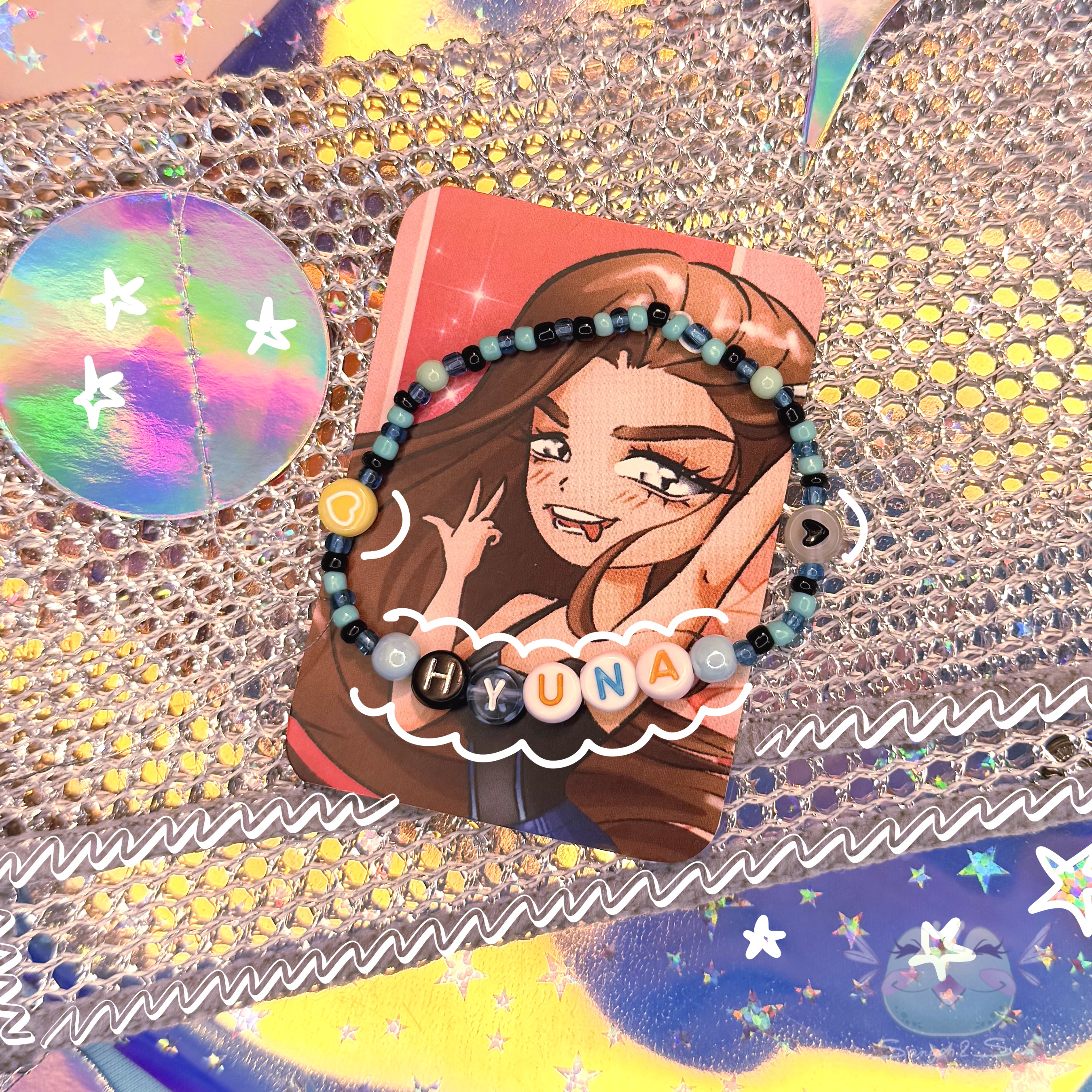 Браслет на резин., ALNST, HYUNA