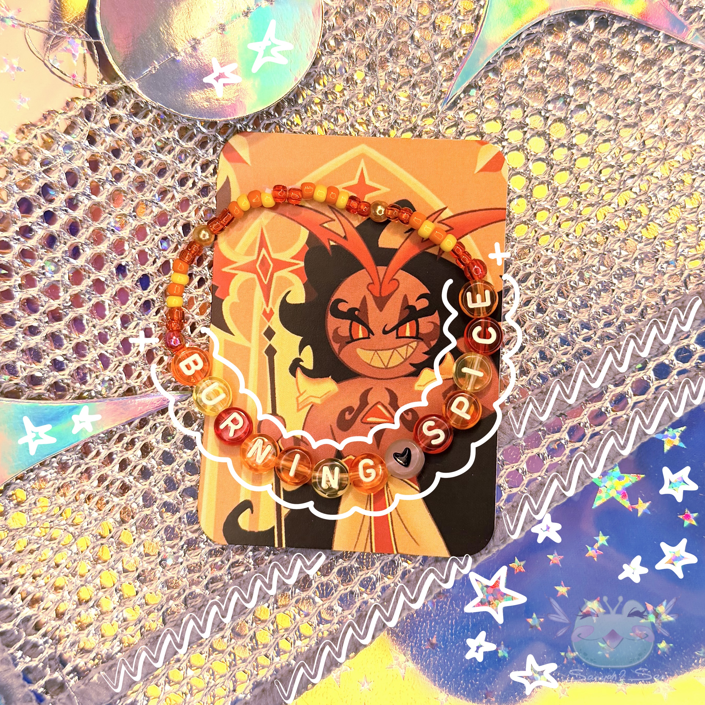 Браслет на резин., CRK, BURNING SPICE