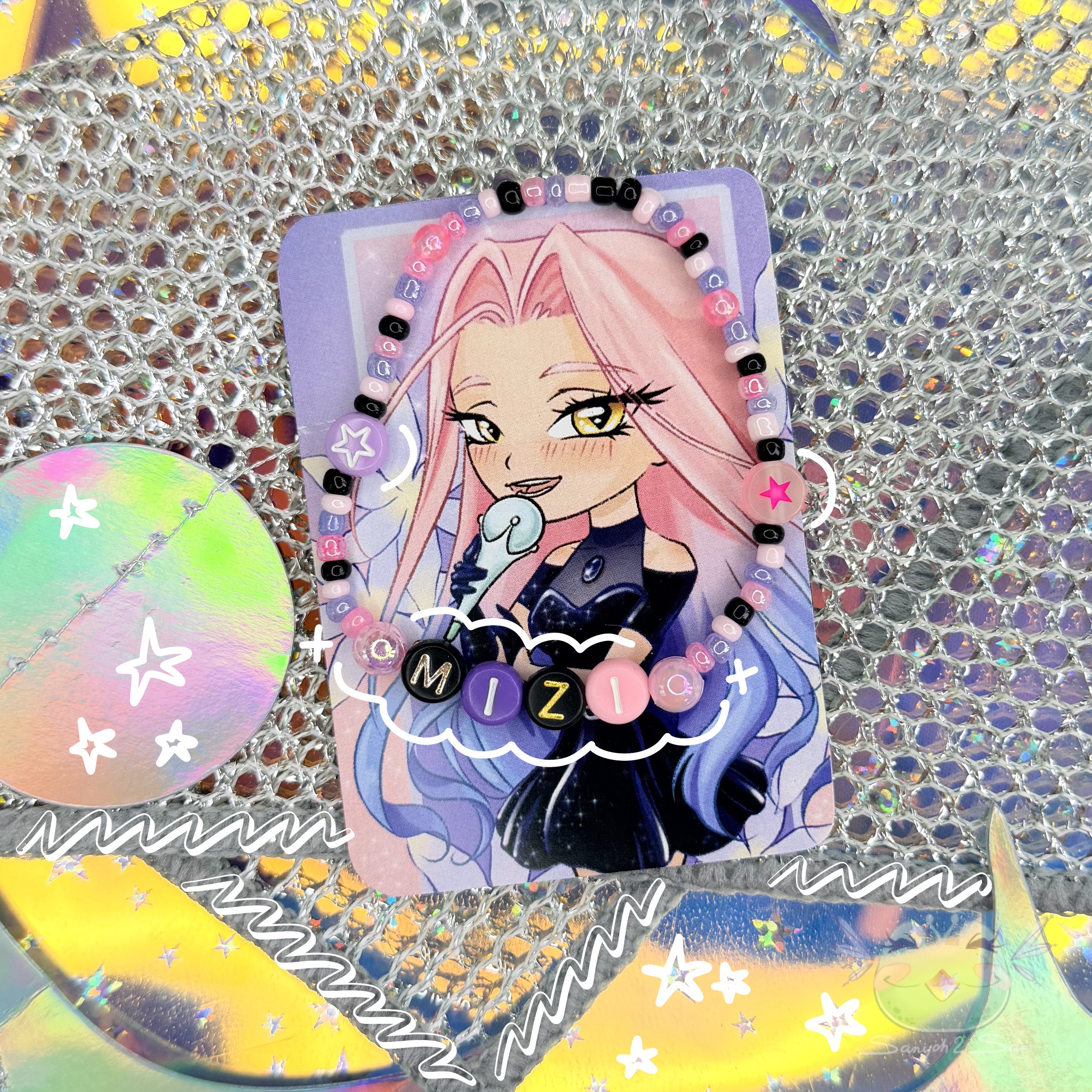 Браслет на резин., ALNST, MIZI