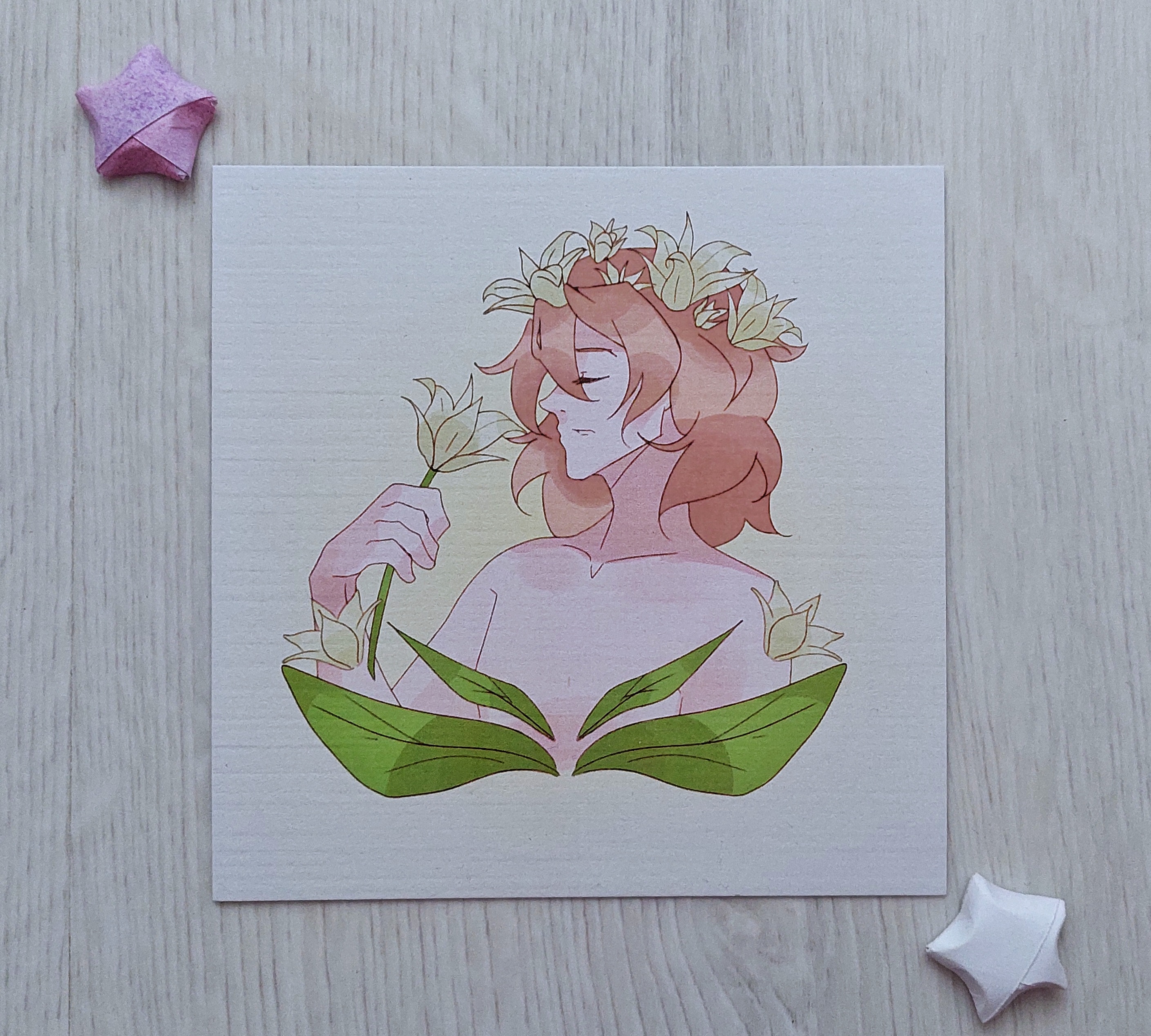 Открытка Альбедо цветы