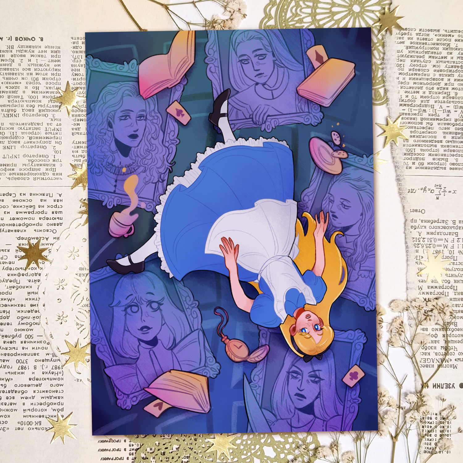 Открытка А6 "Алисы"