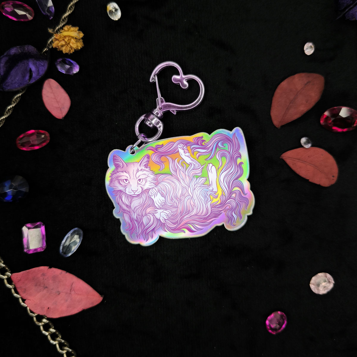 Брелок голо Кот