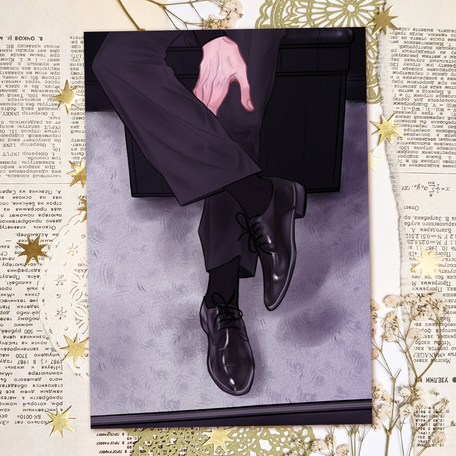 Открытка А6 "Туфли"