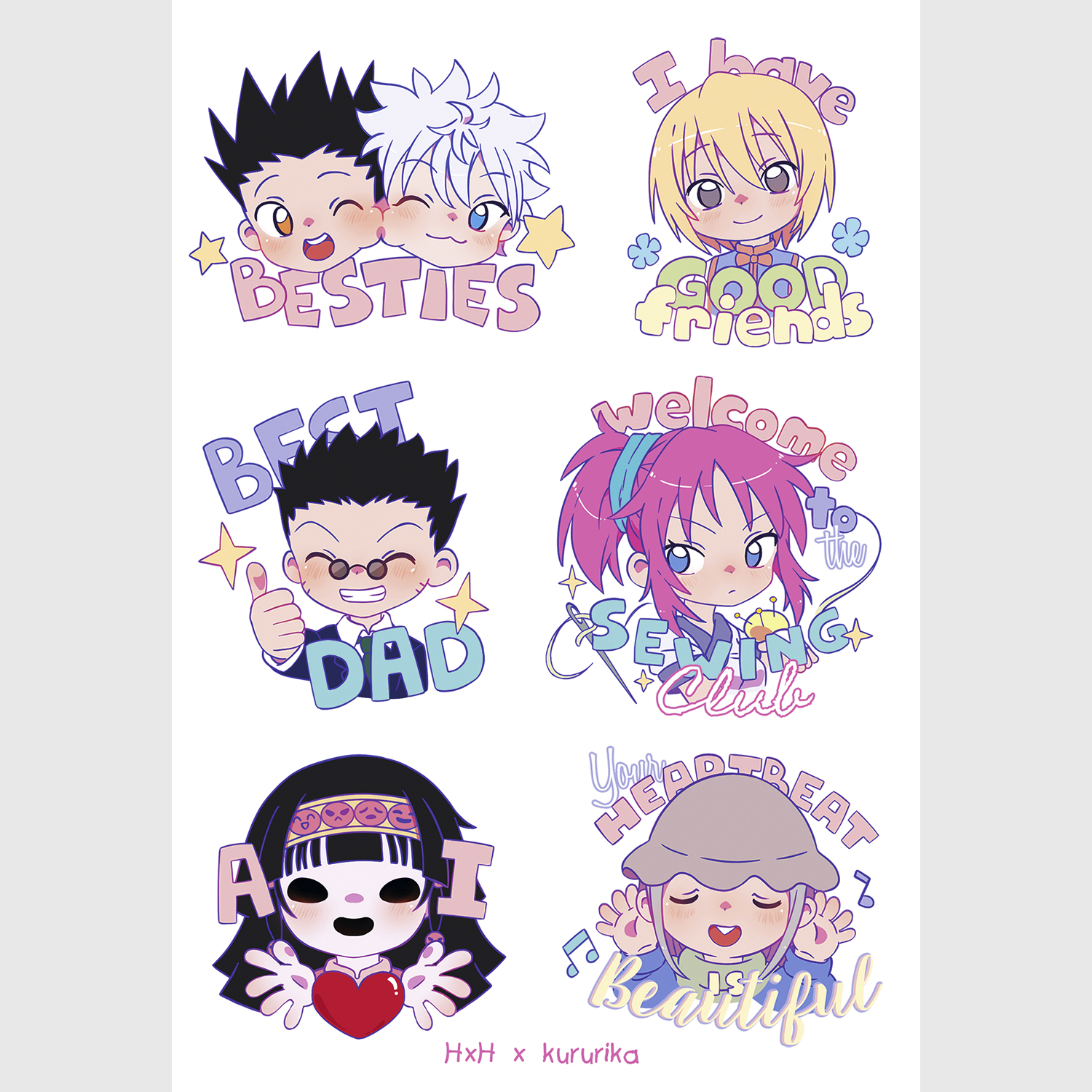 Стикерпак А6 HxH