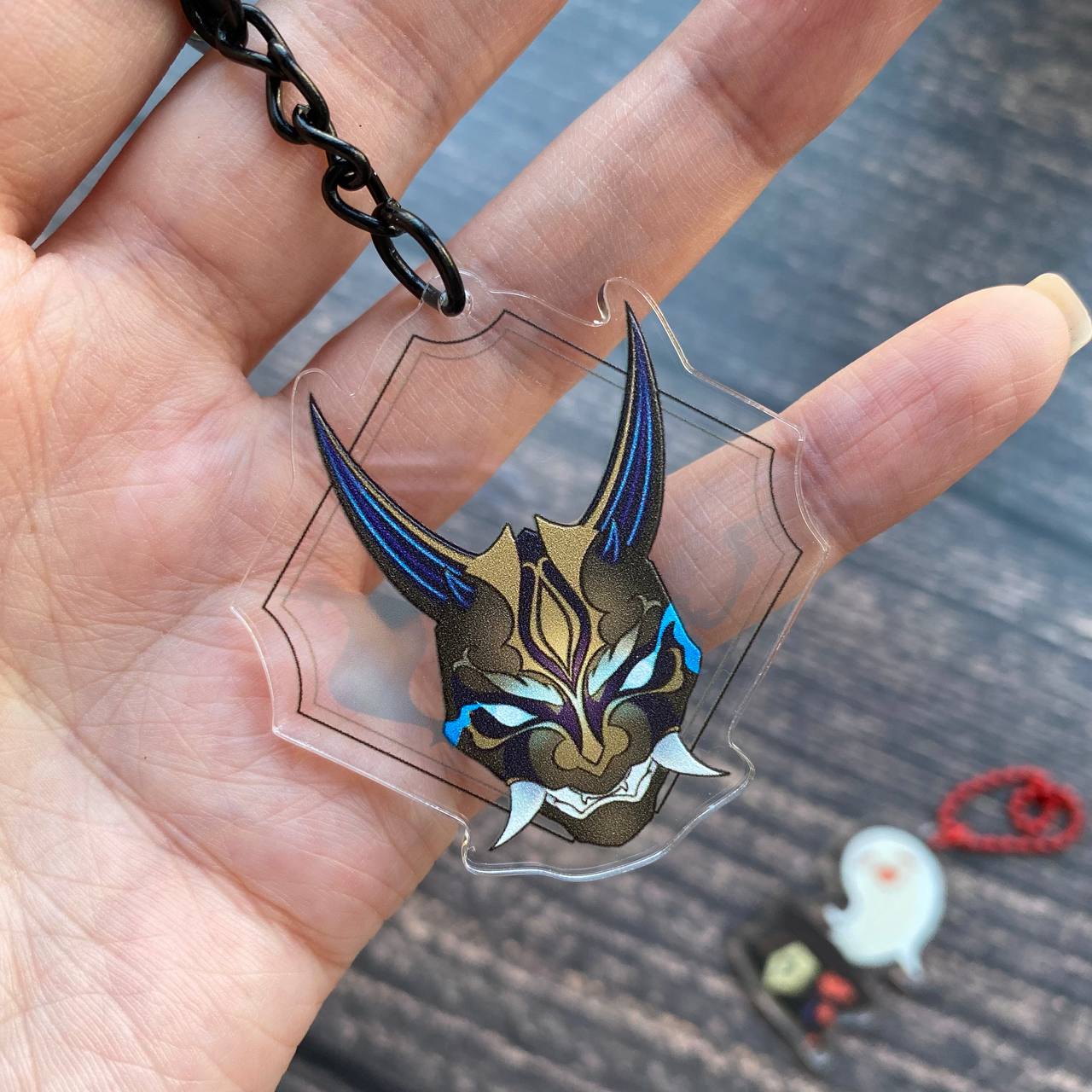 Брелок 6см Маска Сяо