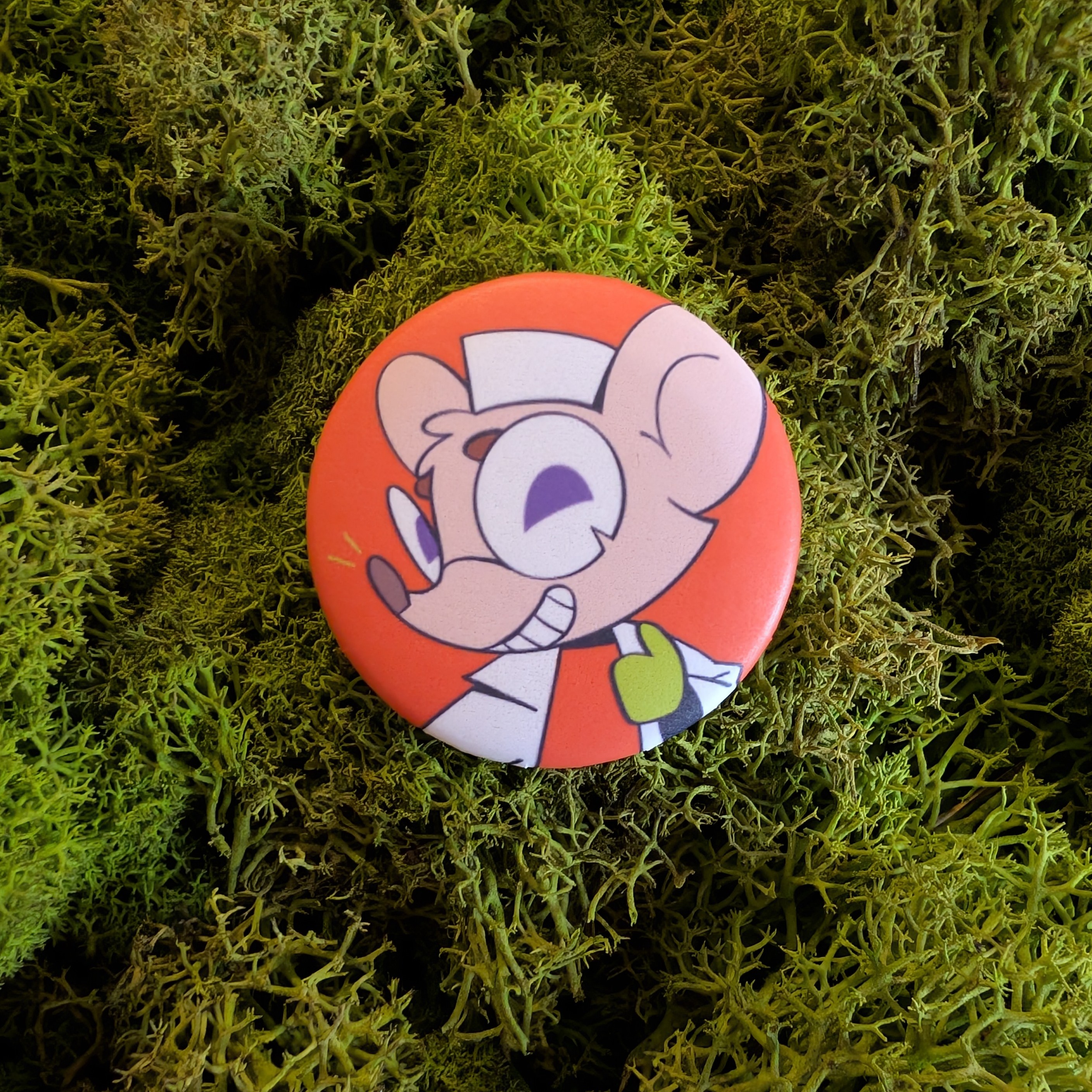 Значок 37мм Учёный