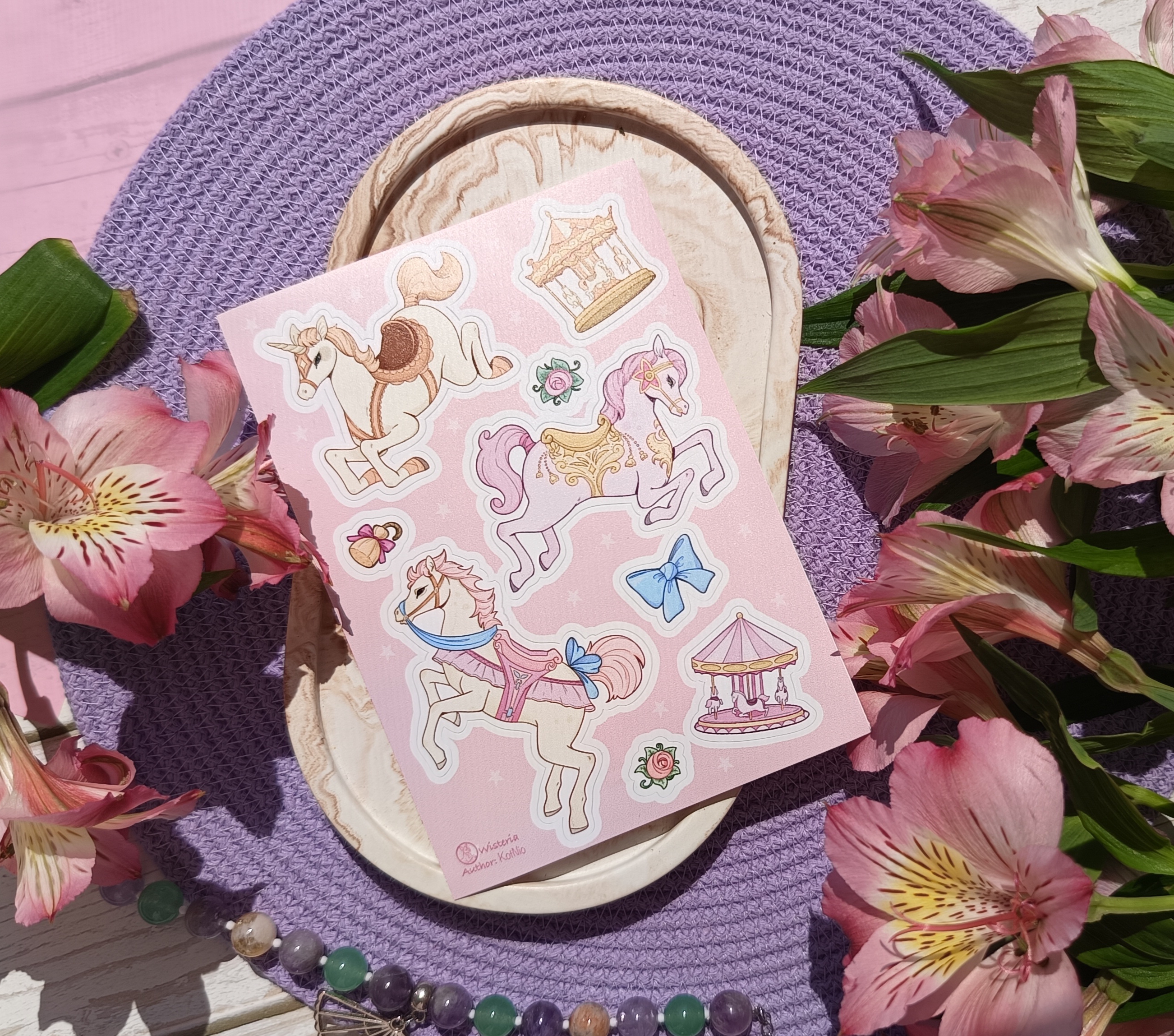 А6 наклейки "Цирк"