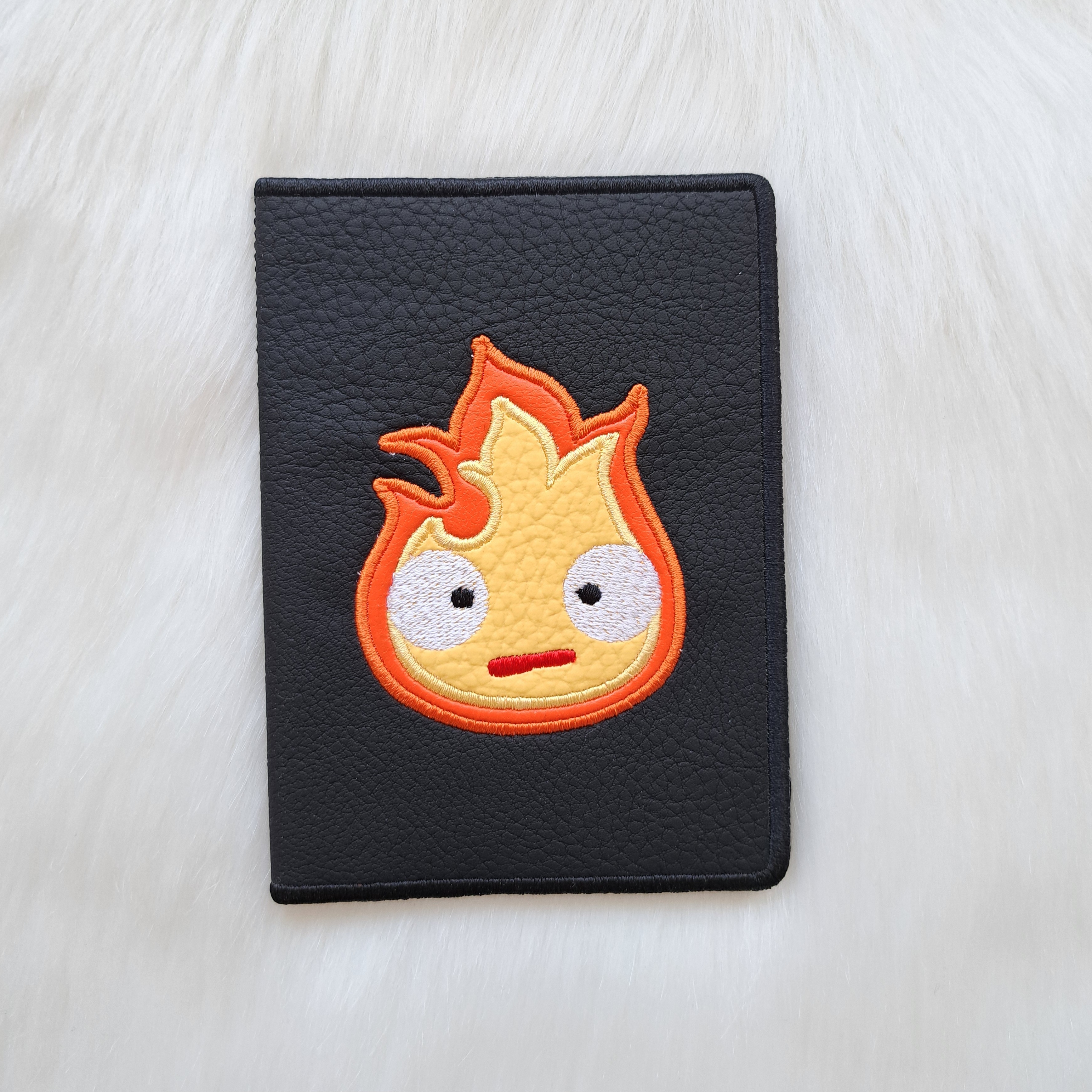 Обложка экокожа "Кальцифер"