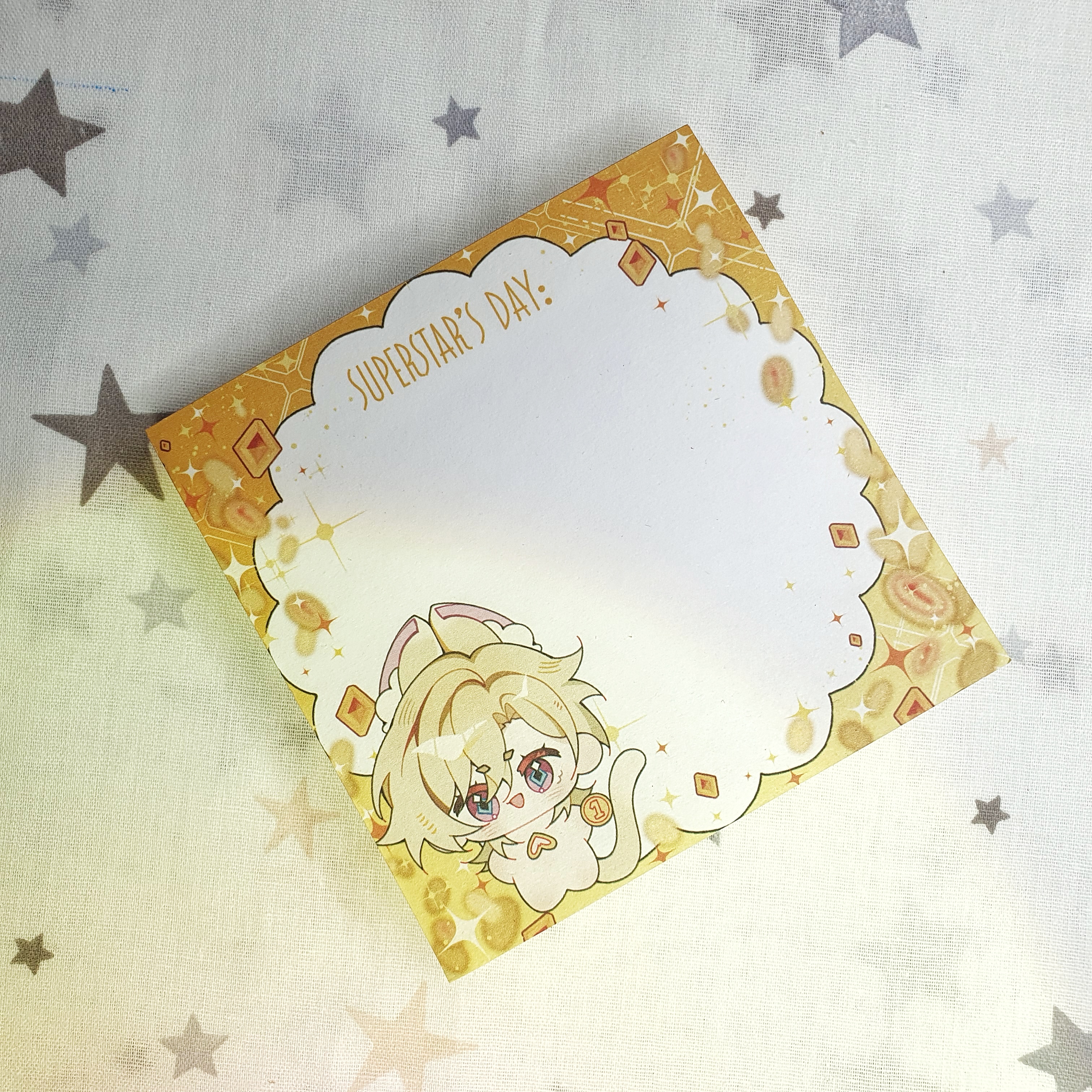 Блок для заметок, Авантюрин