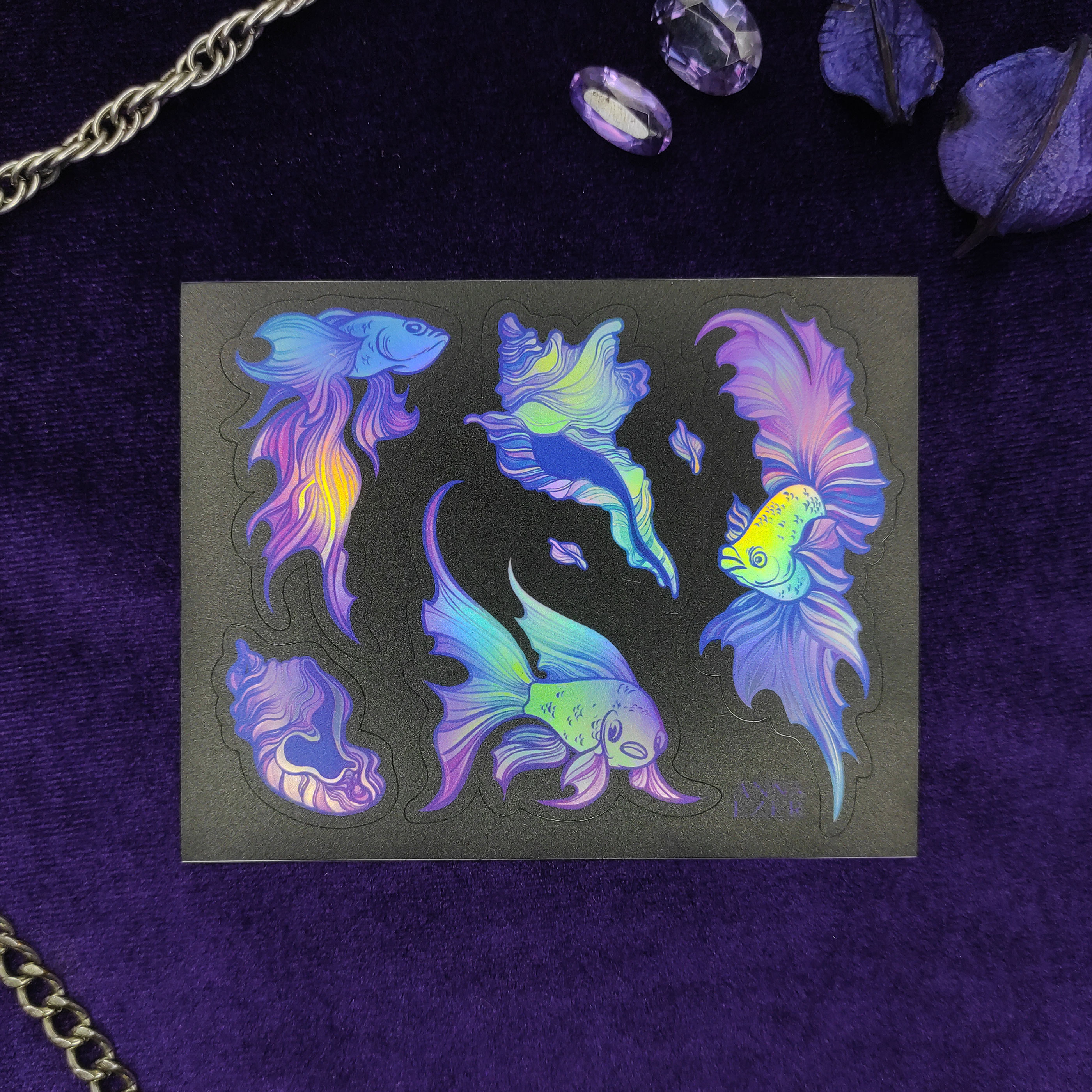 Стикерпак голо Рыбки