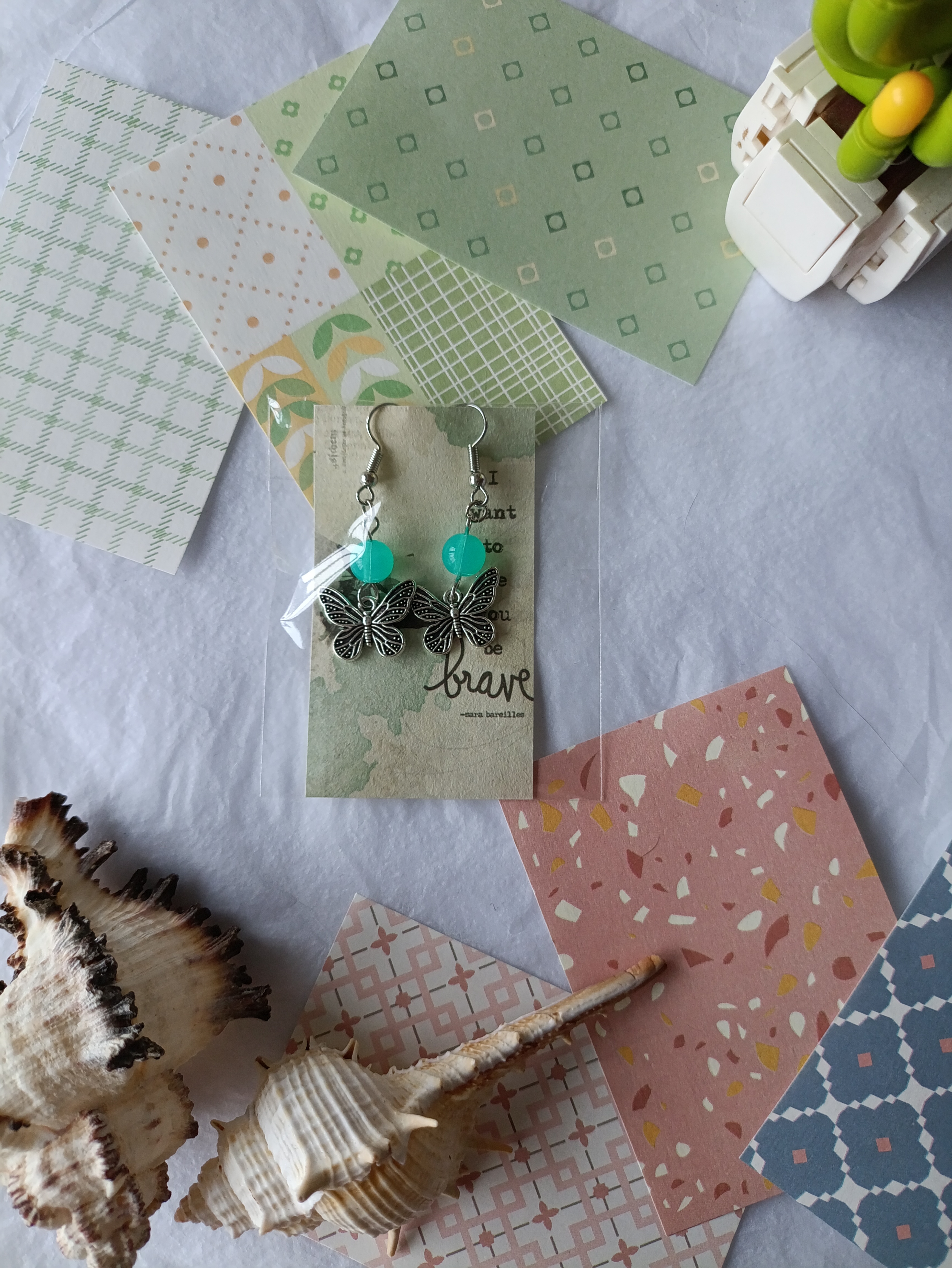 Серьги Бабочки