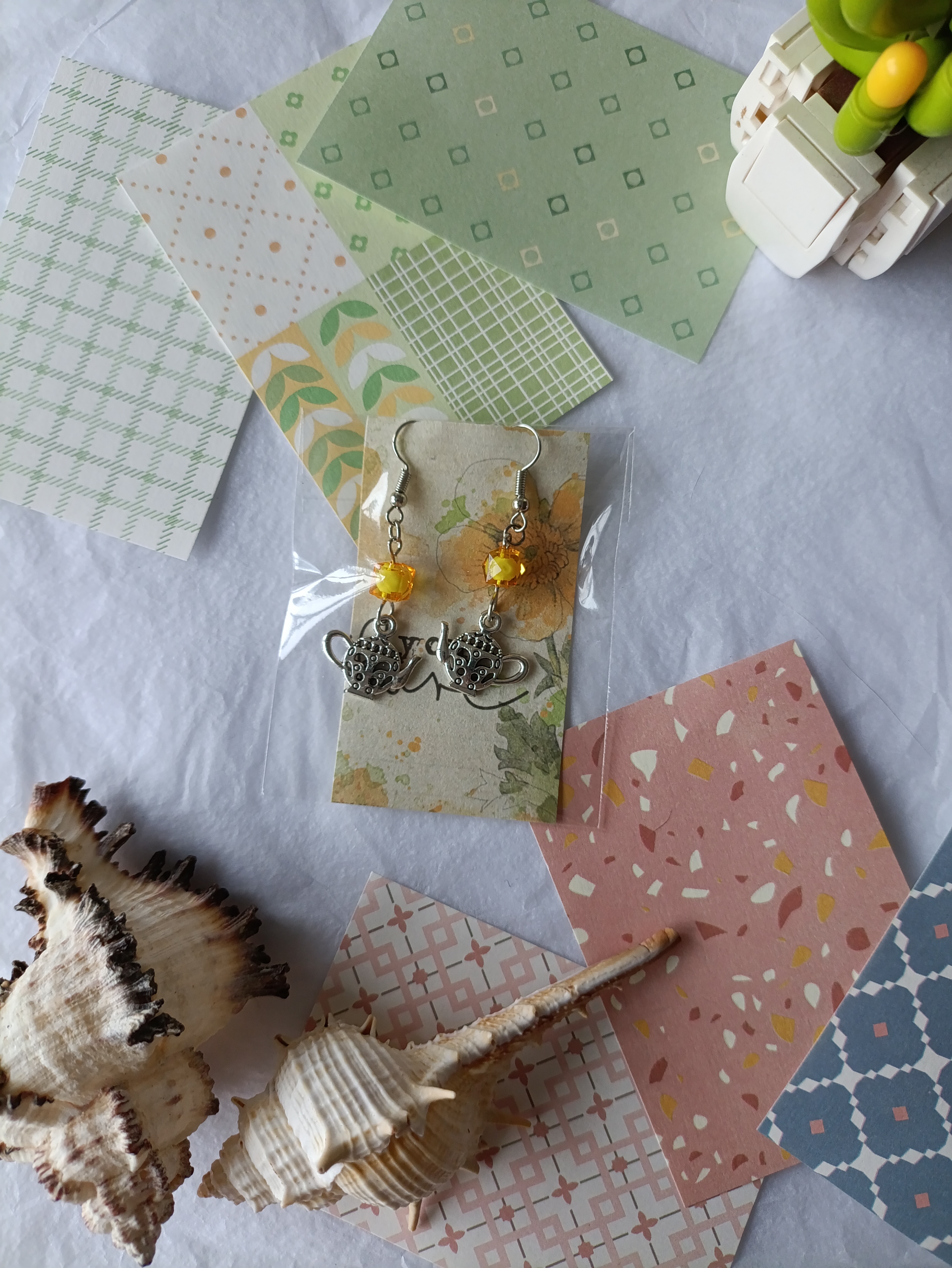 Серьги Чайнички