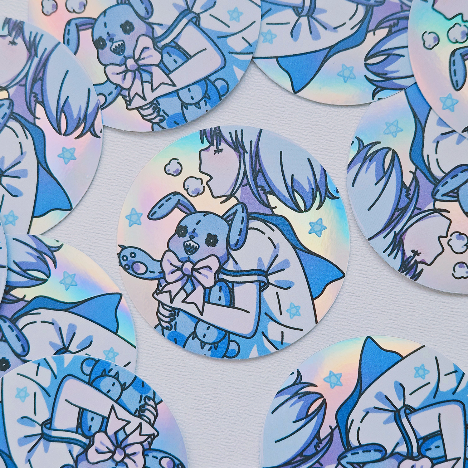 Стикер голограф. Kurumi