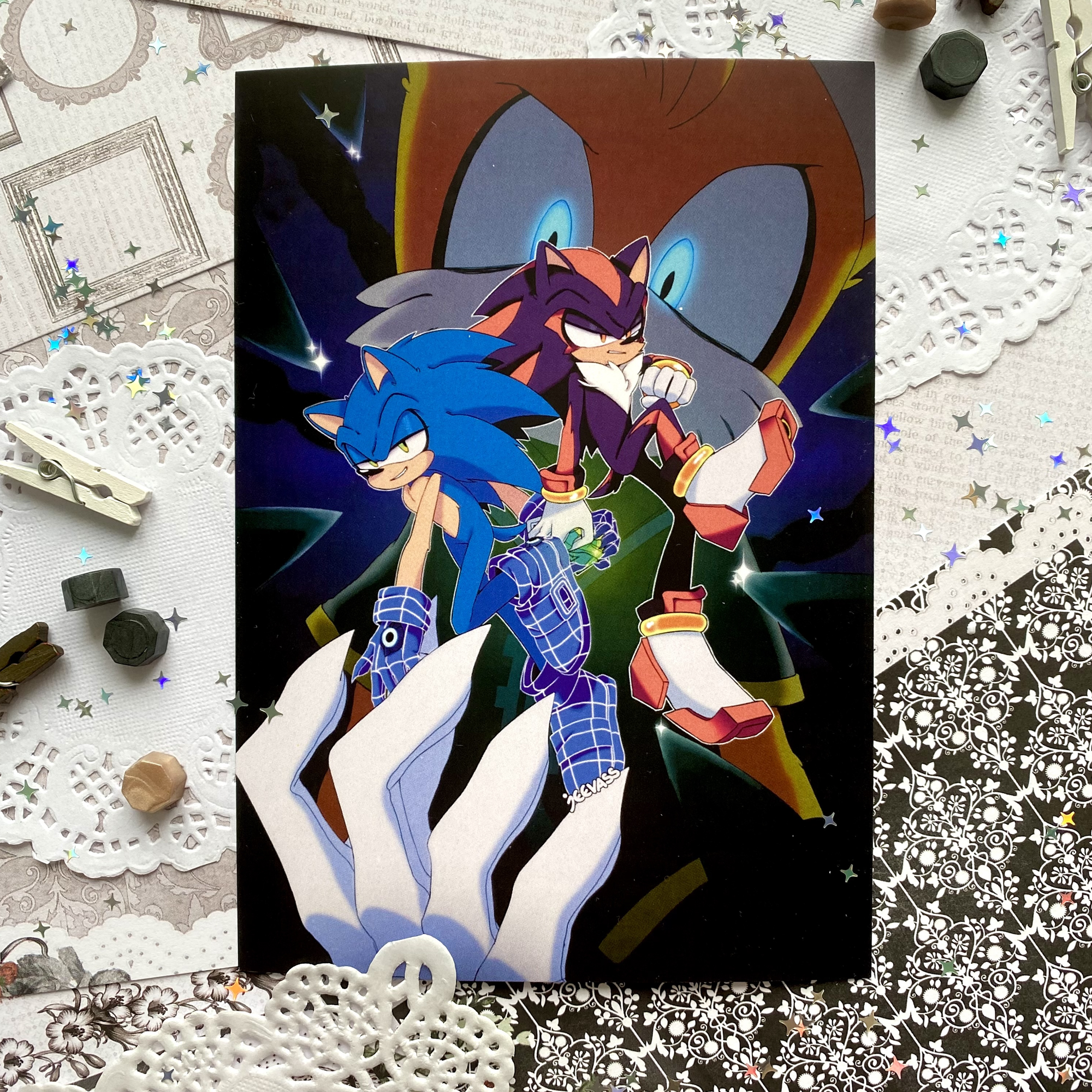 Открытка "Соник Прайм"