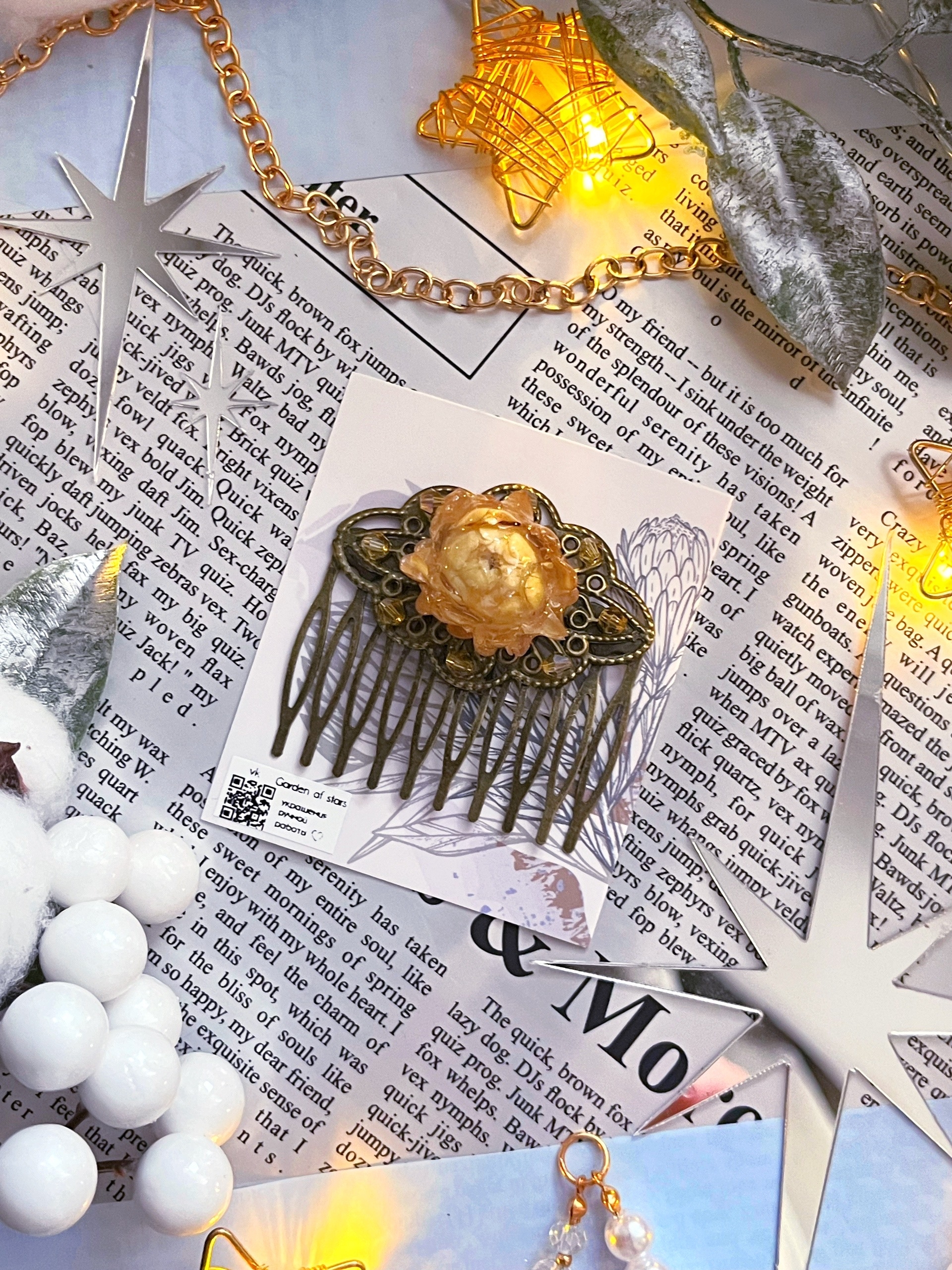 Гребень декоративный для волос