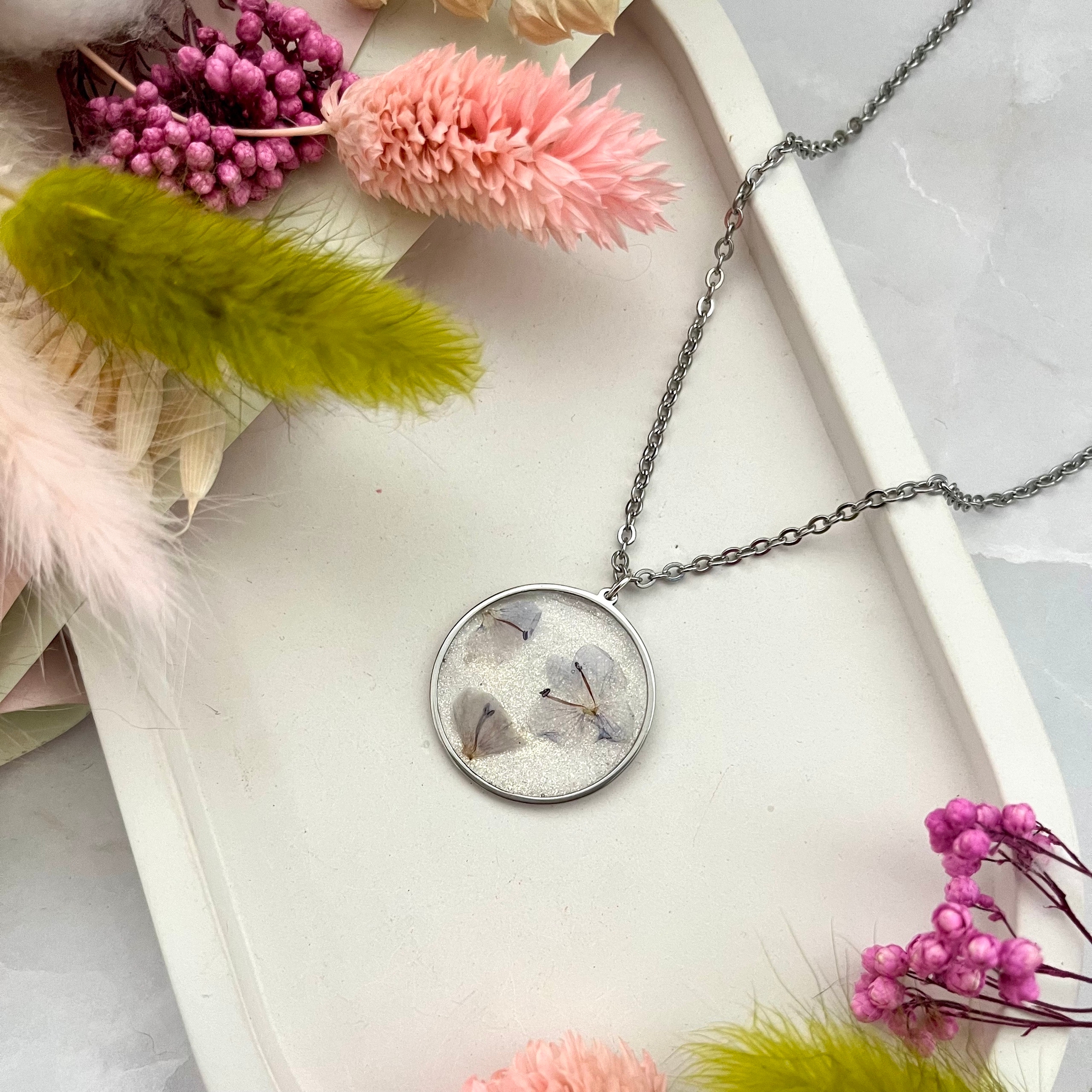 Кулон "Вероника дубравная" L