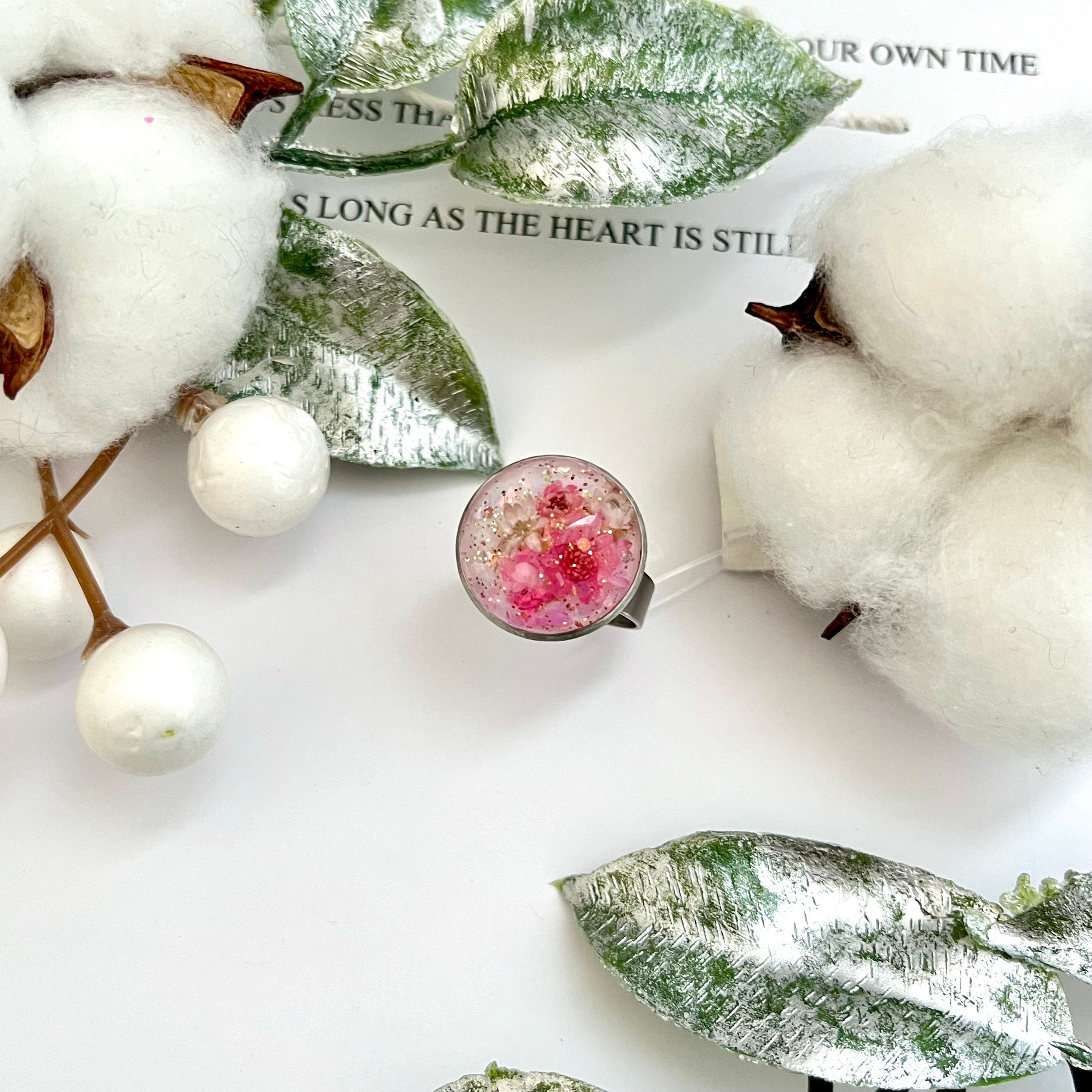 Кольцо "Цветы" L