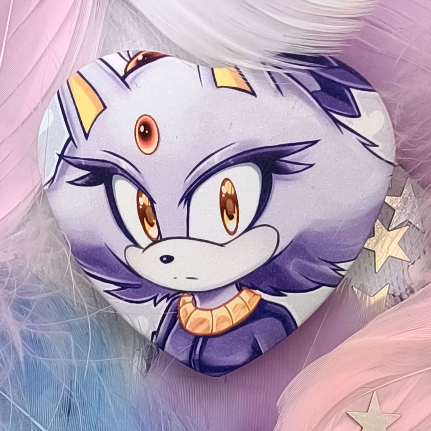 Значок-сердце Блейз (сахар)