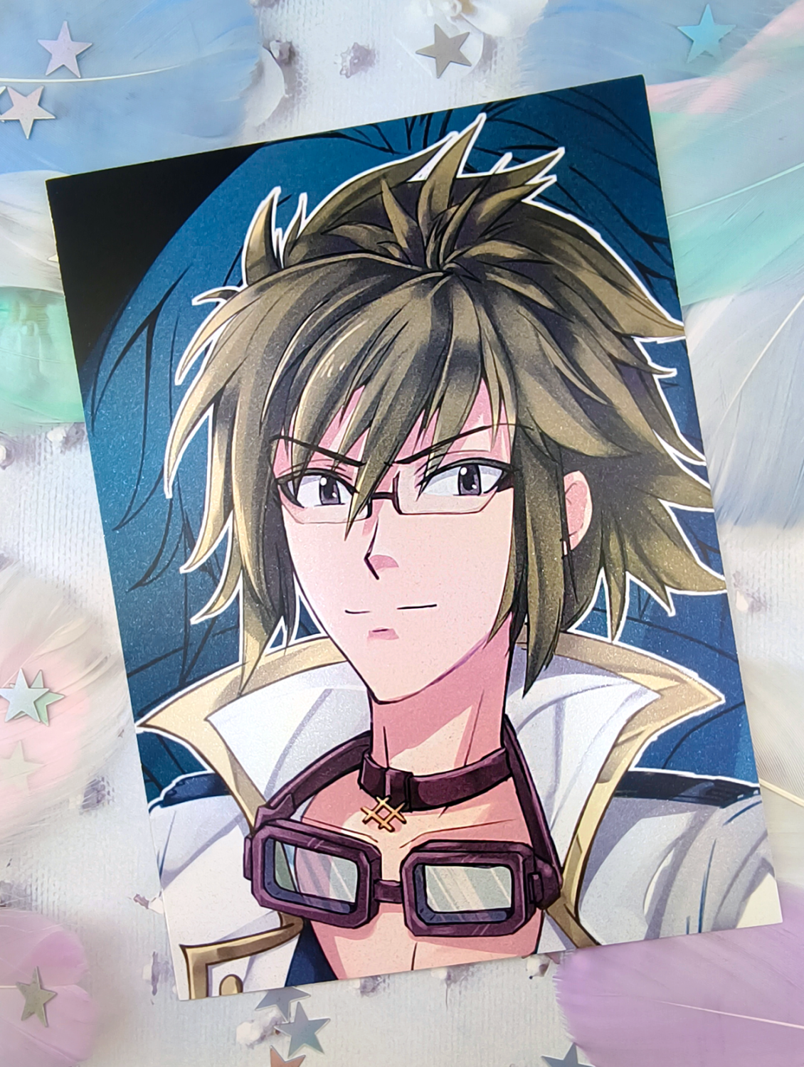 Открытка IDOLiSH7 Ямато (А6, искра)