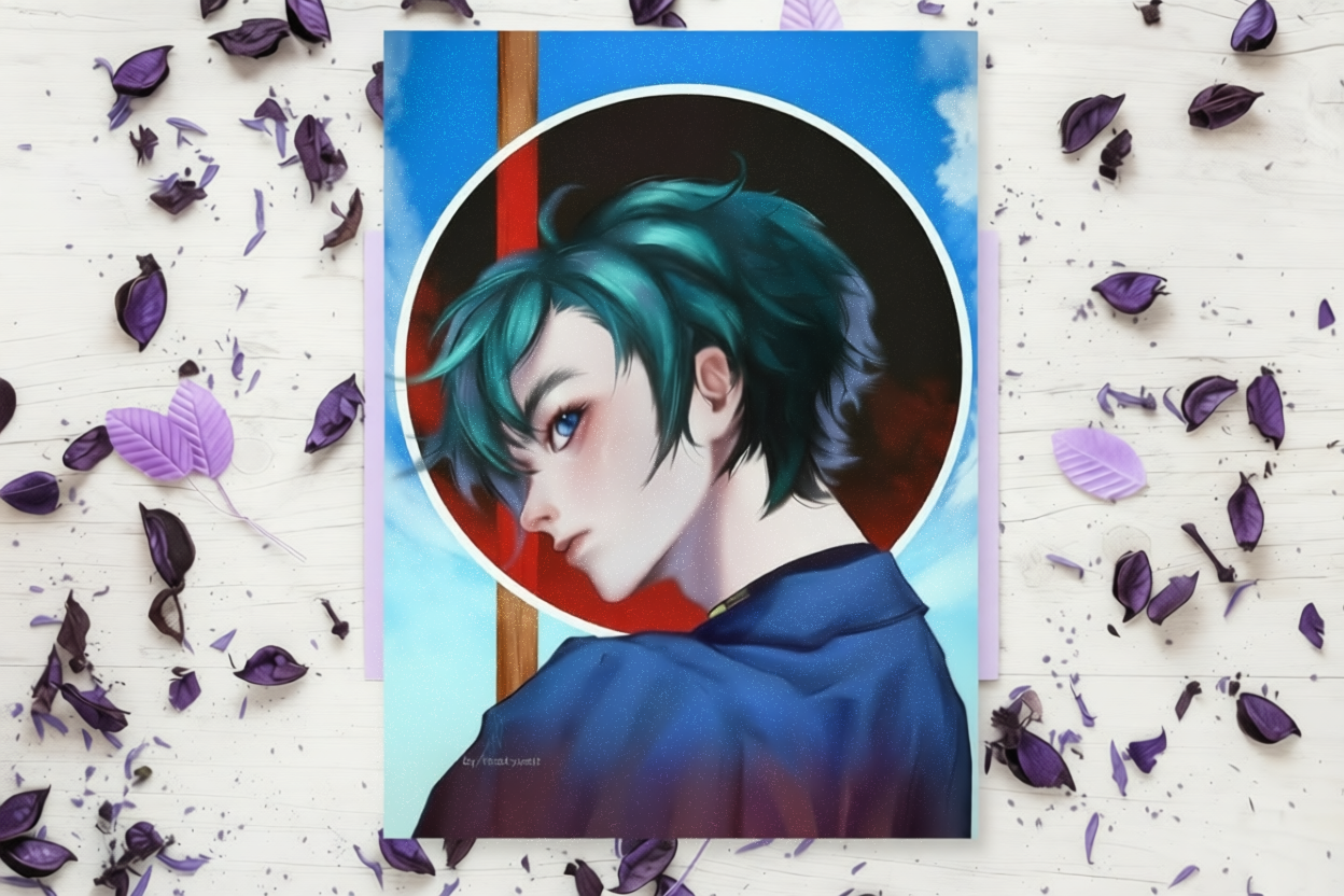 Открытка А6 Шин Тсукими сахар