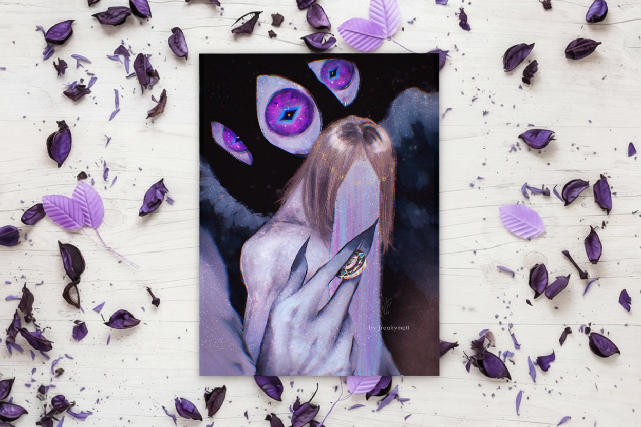 Открытка А6 Авантюрин сахар