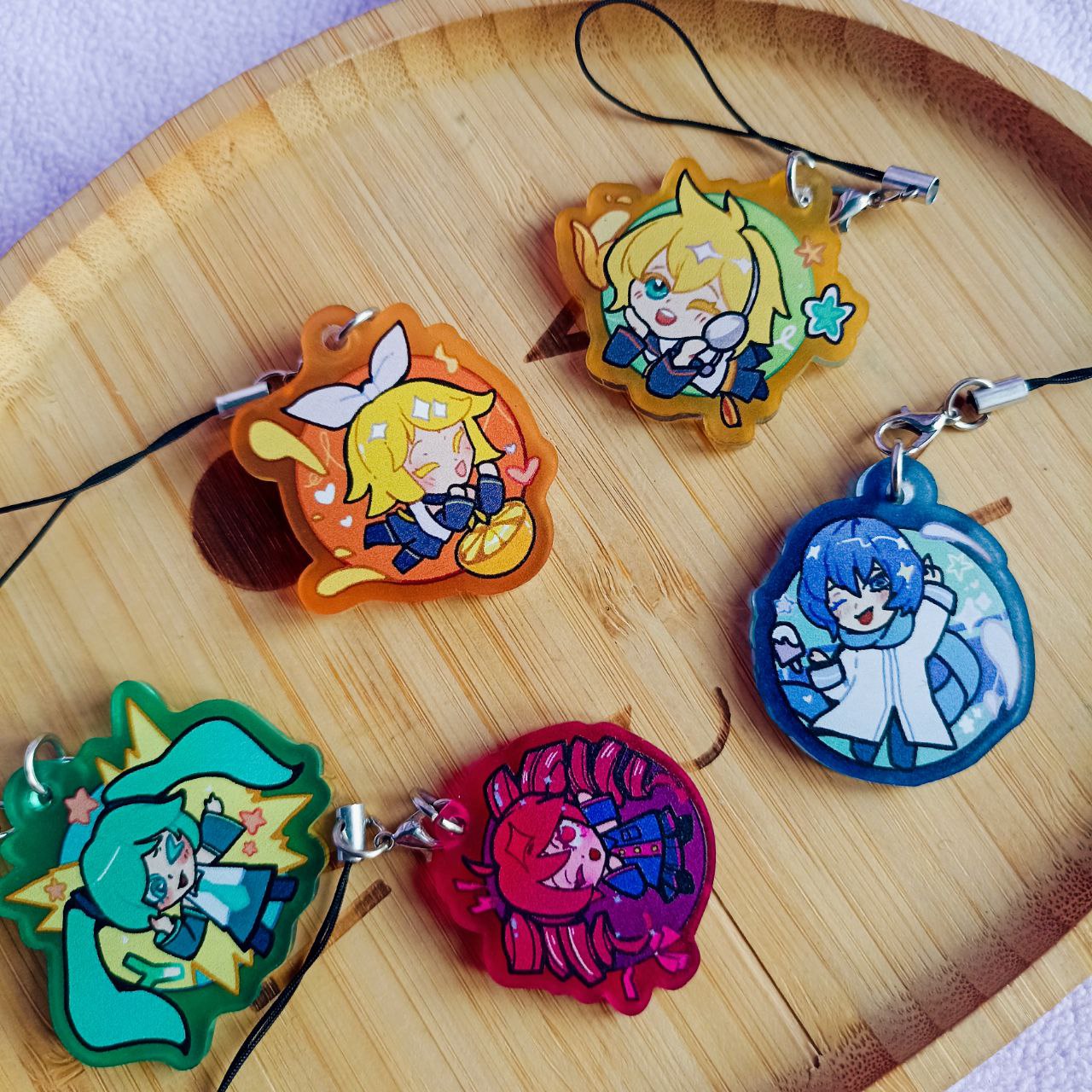 Брелок-сюрприз 4,5 см «Вокалоиды гача»