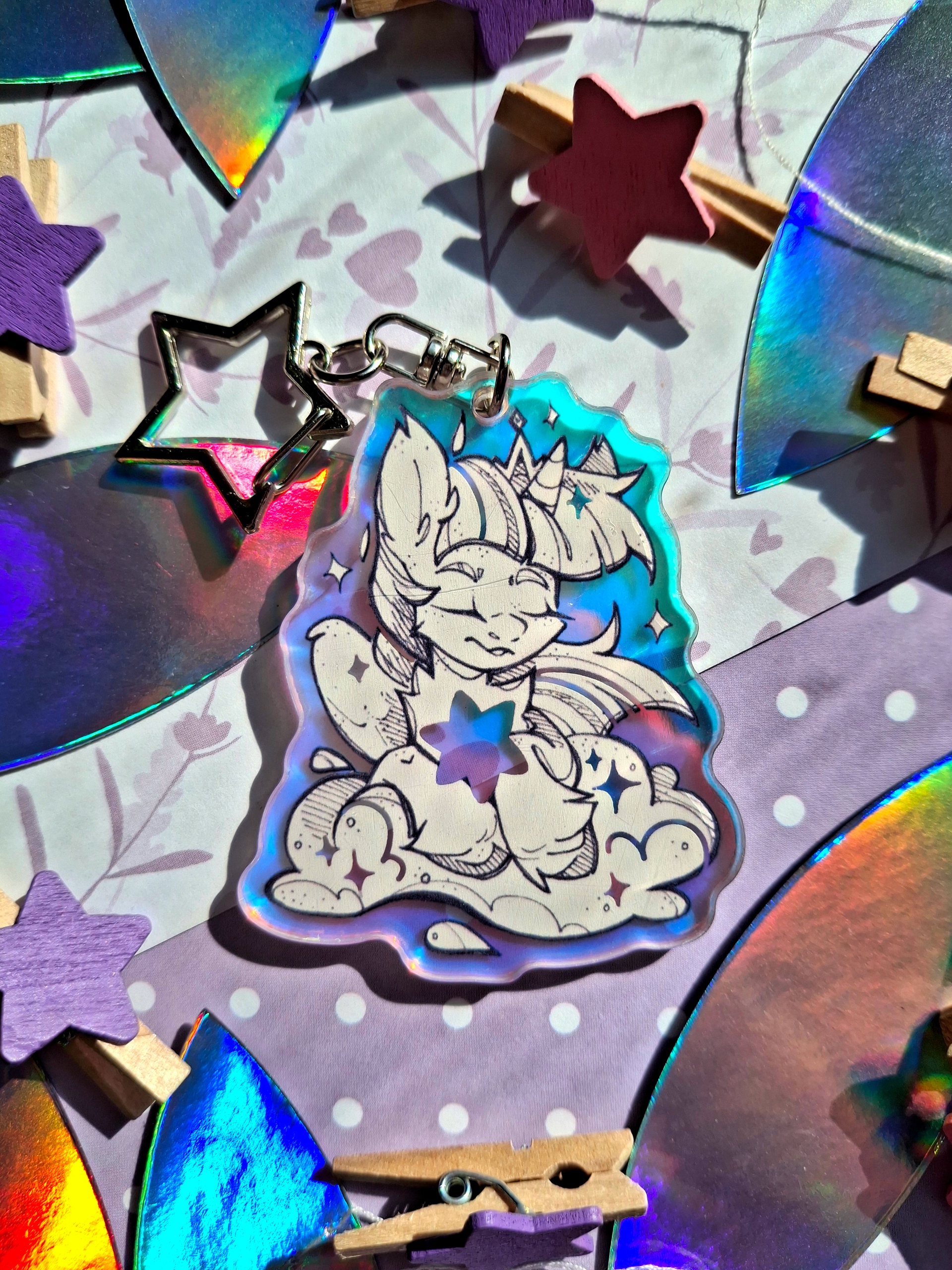 Брелок жемчужный Твайлайт на облаке