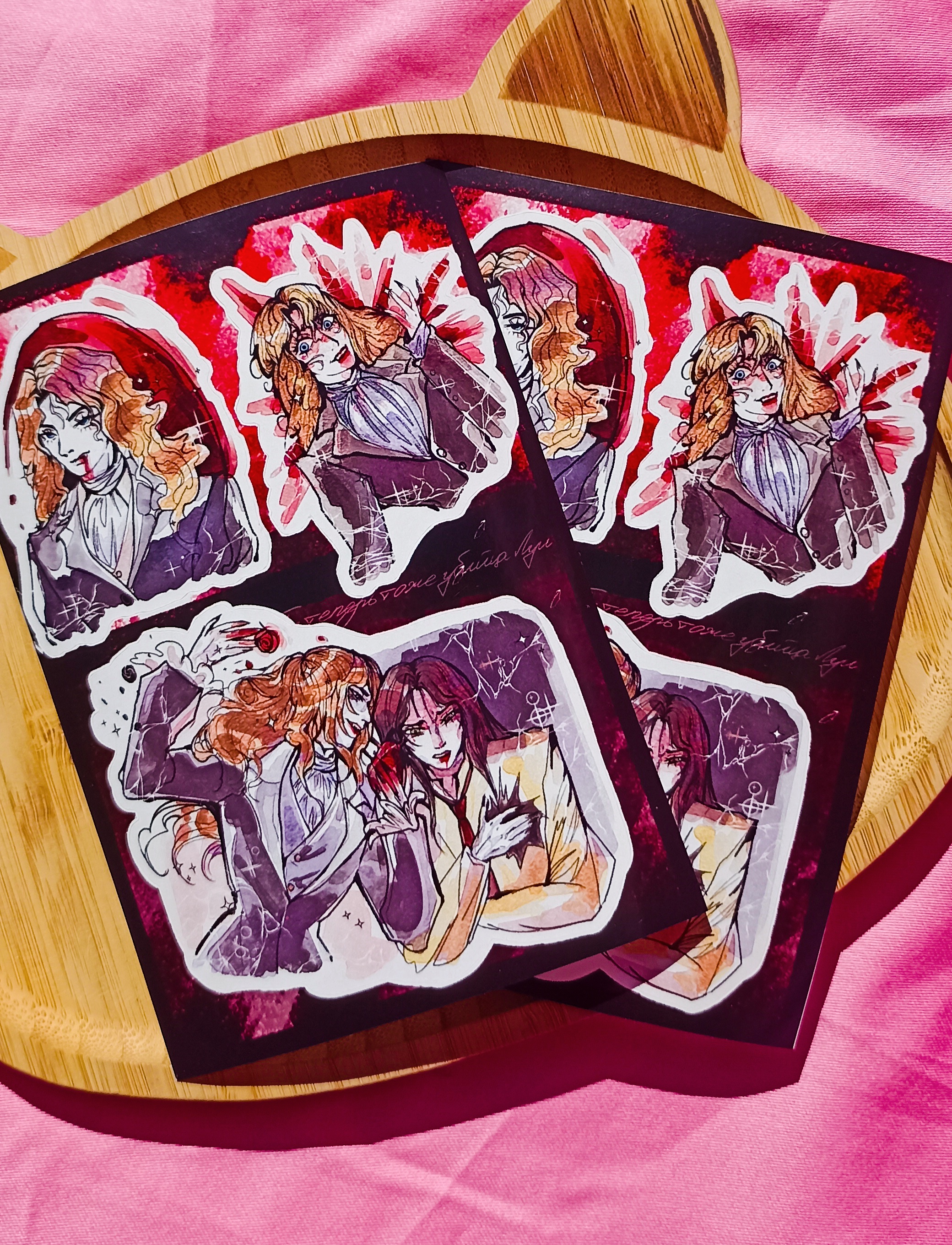 Стикерпак «Лестат и Луи» А6