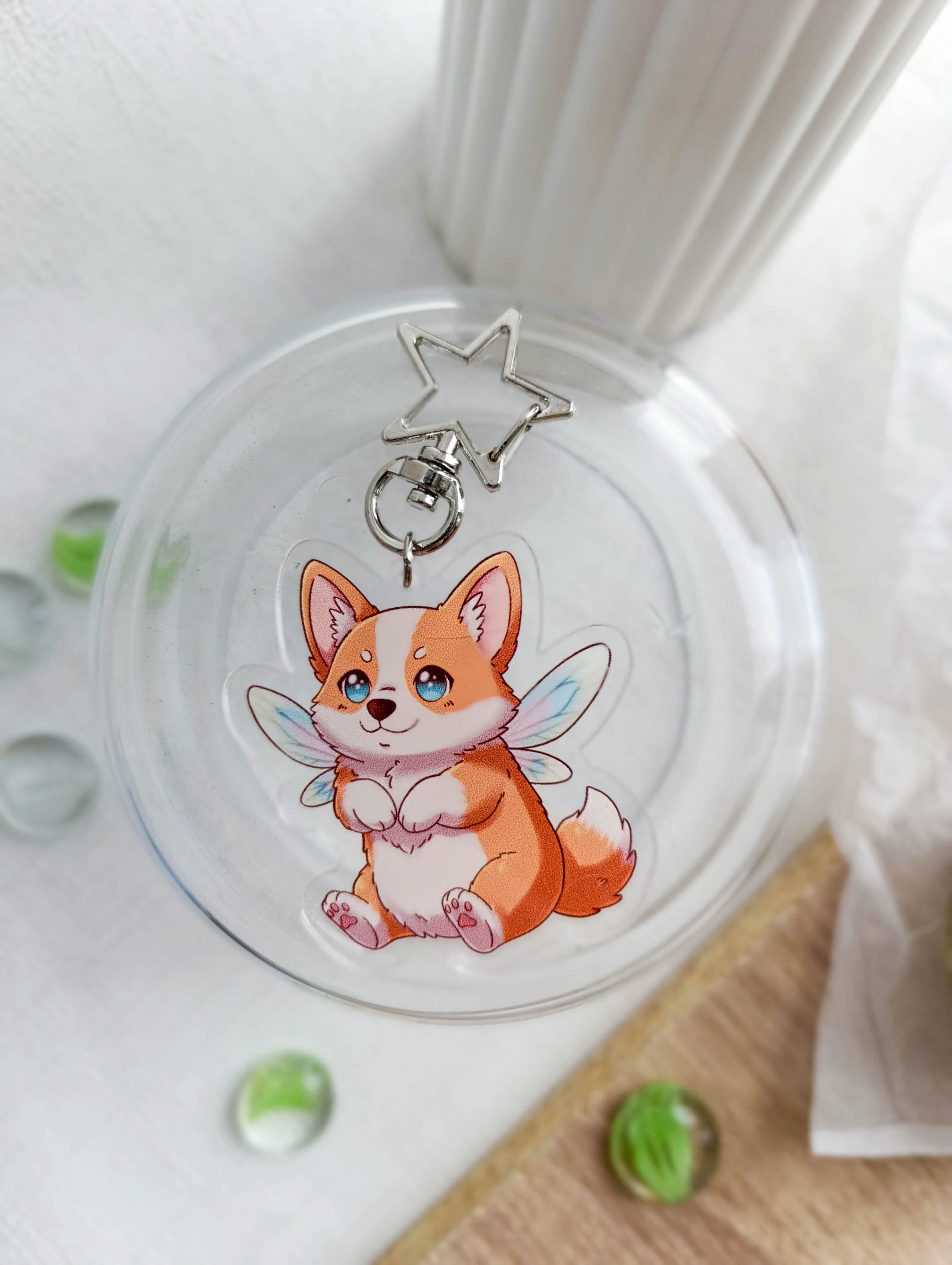 Брелок "Крылатые. Корги"