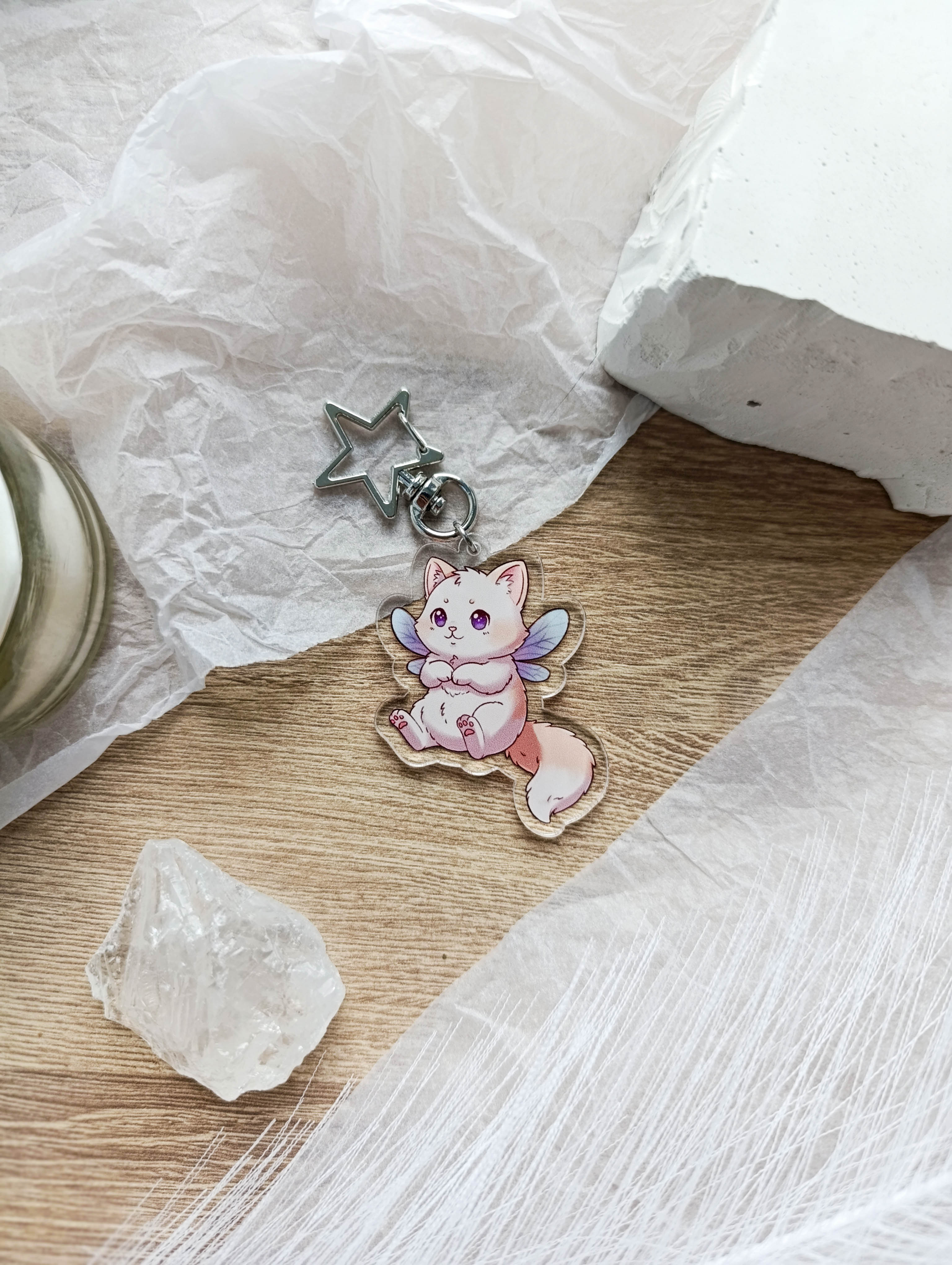 Брелок "Крылатые. Кот"