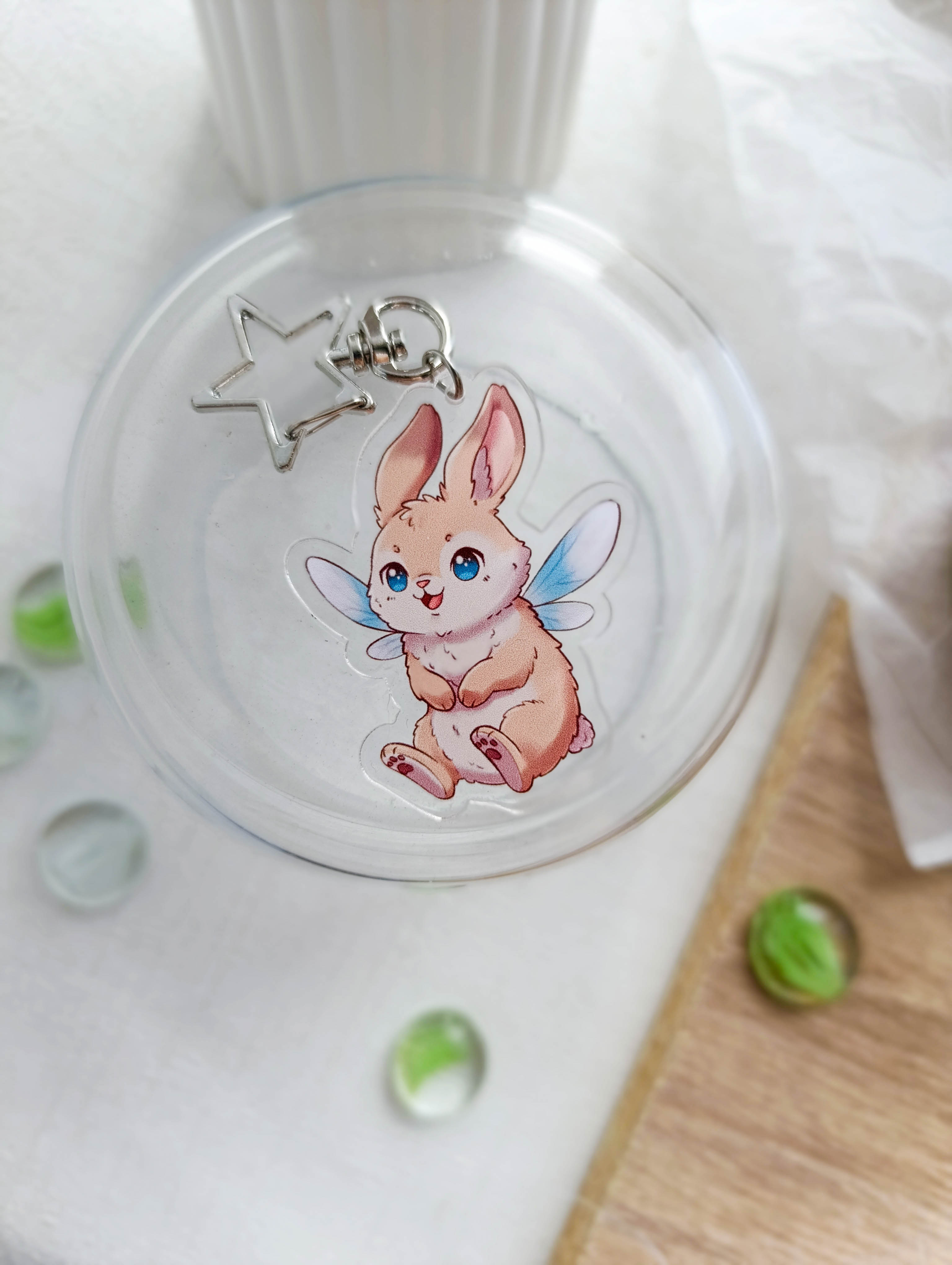 Брелок "Крылатые. Заяц"